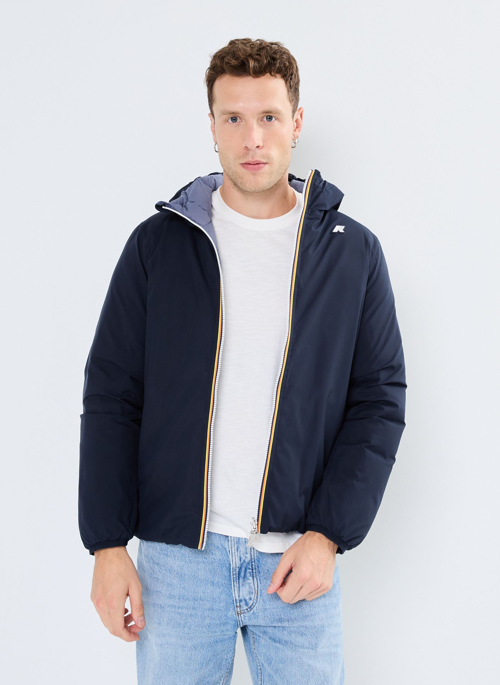 Wasserdichte Jacken Jack St Thermo Double - Reversible herren mehrfarbig K-Way Wasserdichte Jacken Jack St Thermo Double - Reversible herren mehrfarbig BLUE D - GREY BLUE A