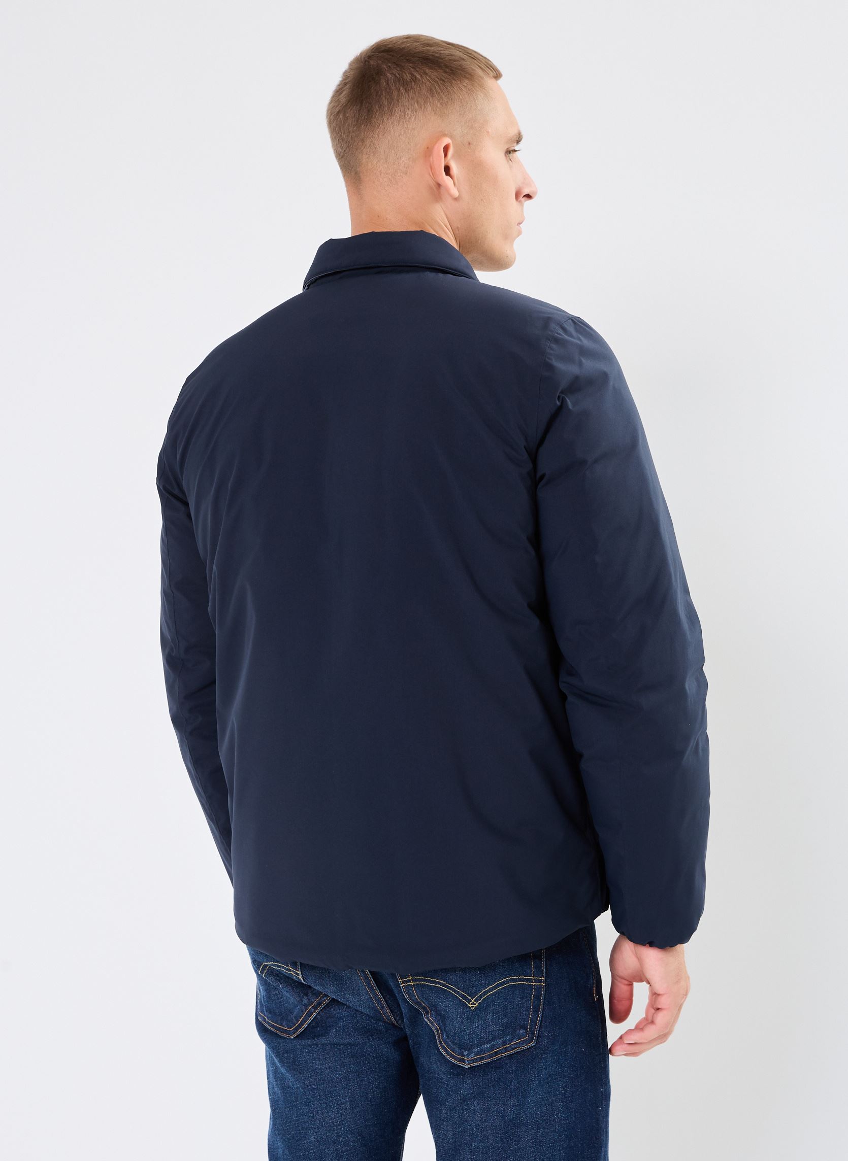 Jassen Brunik St Thermo - Reversible heren blauw K-Way Jassen Brunik St Thermo - Reversible heren blauw BLUE D - GREY BLUE A