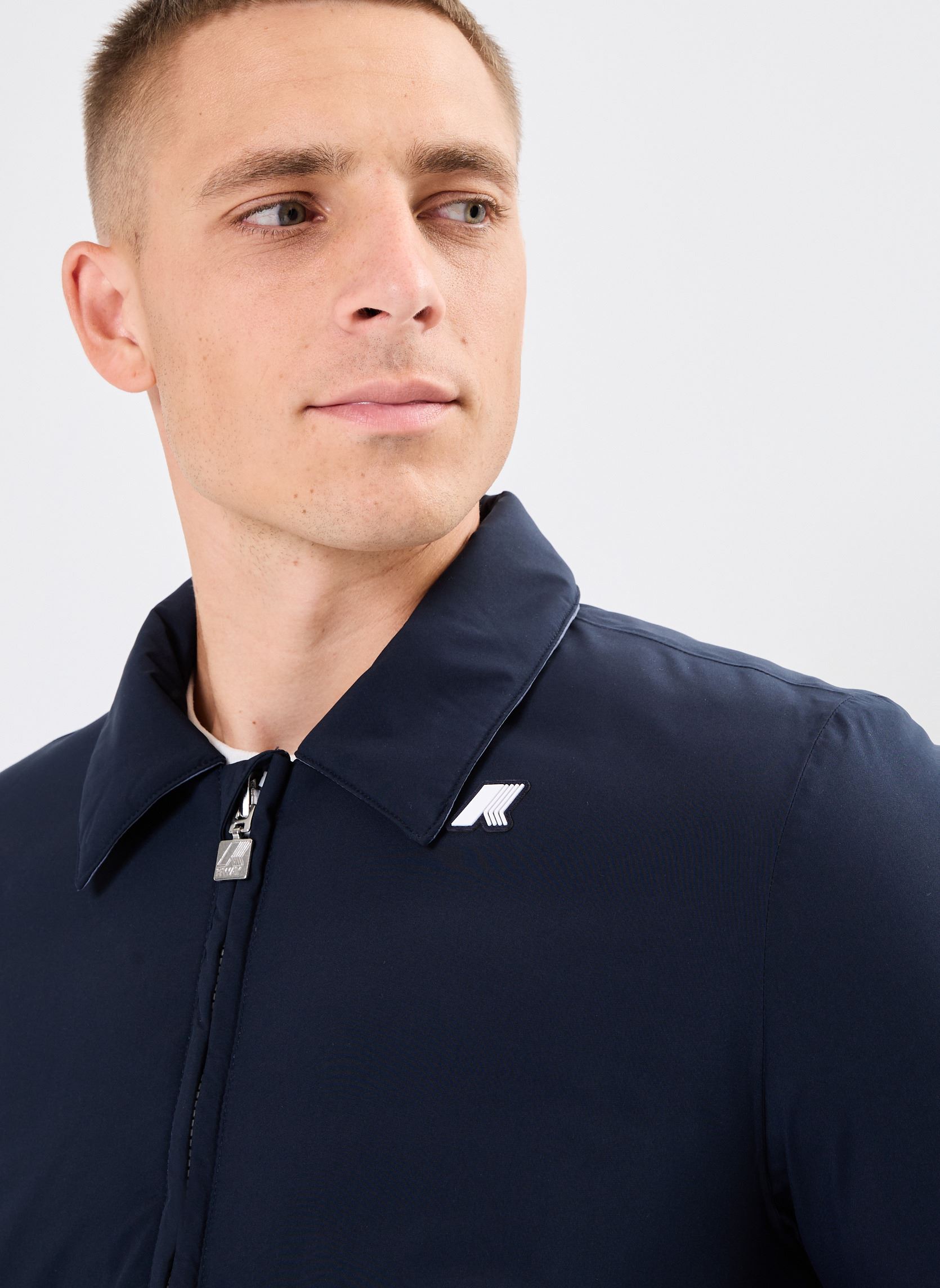 Jassen Brunik St Thermo - Reversible heren blauw K-Way Jassen Brunik St Thermo - Reversible heren blauw BLUE D - GREY BLUE A