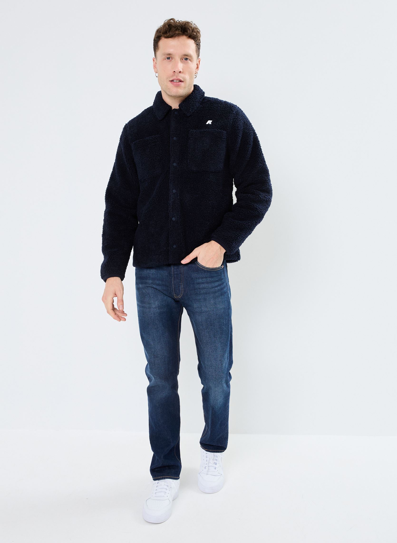 Vestes polaires Cameron Sherpa Polar homme bleu K-Way Vestes polaires Cameron Sherpa Polar homme bleu BLUE DEPHT