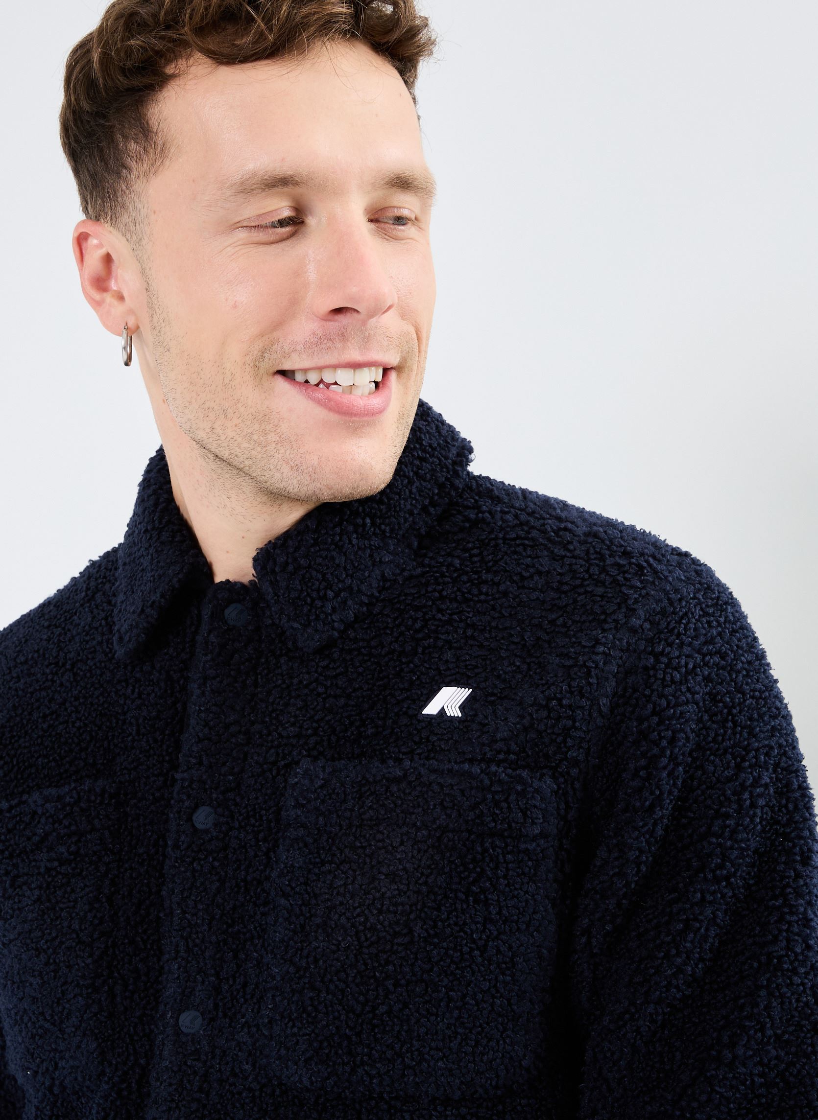 Vestes polaires Cameron Sherpa Polar homme bleu K-Way Vestes polaires Cameron Sherpa Polar homme bleu BLUE DEPHT