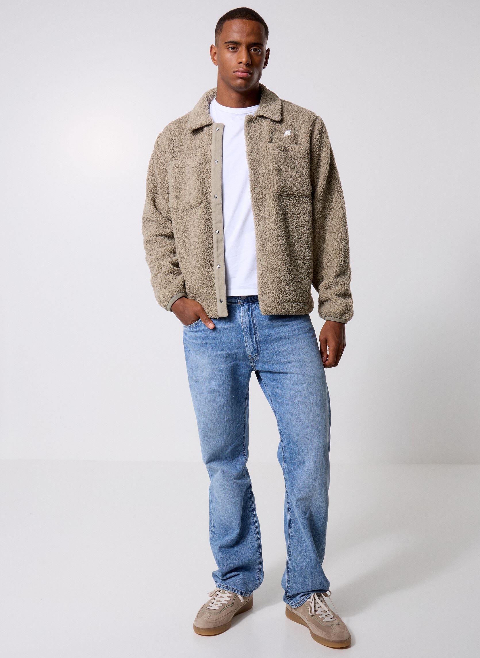 Vestes polaires Cameron Sherpa Polar homme vert K-Way Vestes polaires Cameron Sherpa Polar homme vert GREEN OAK-GREEN OAK