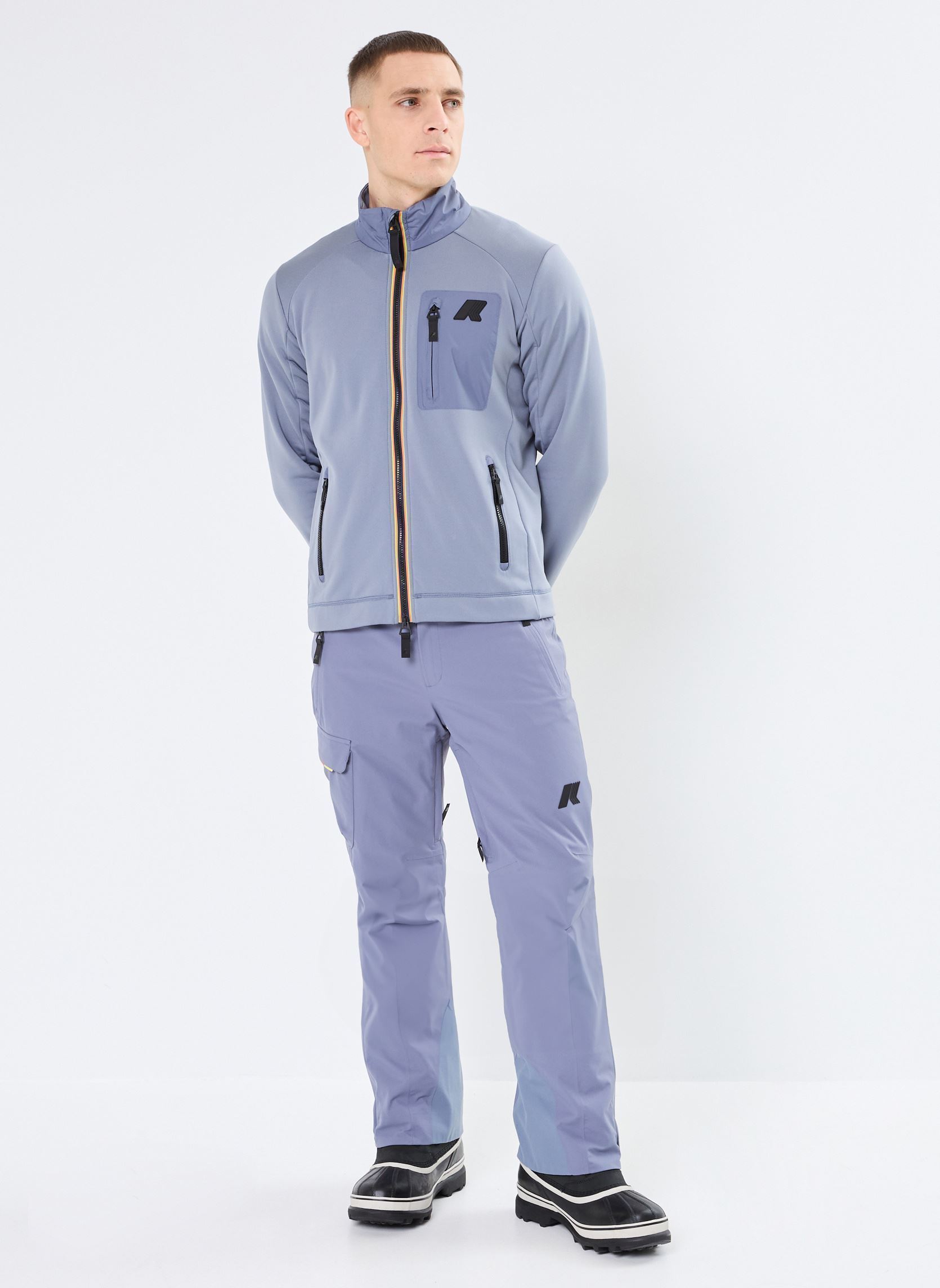 Jassen Lecrey - Ski heren blauw K-Way Jassen Lecrey - Ski heren blauw GREY BLUE AVION