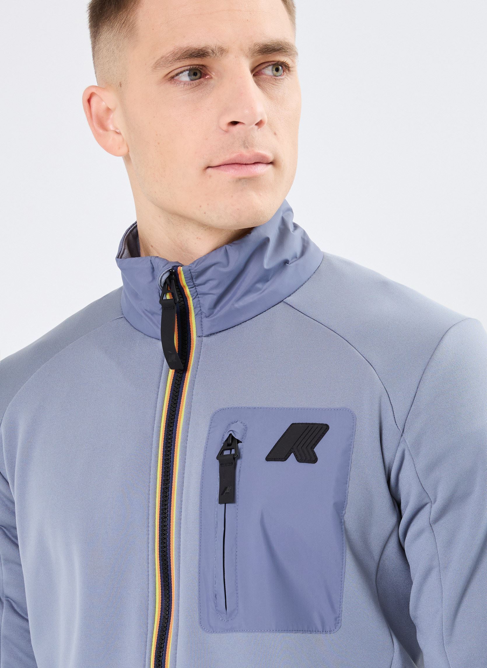 Jassen Lecrey - Ski heren blauw K-Way Jassen Lecrey - Ski heren blauw GREY BLUE AVION