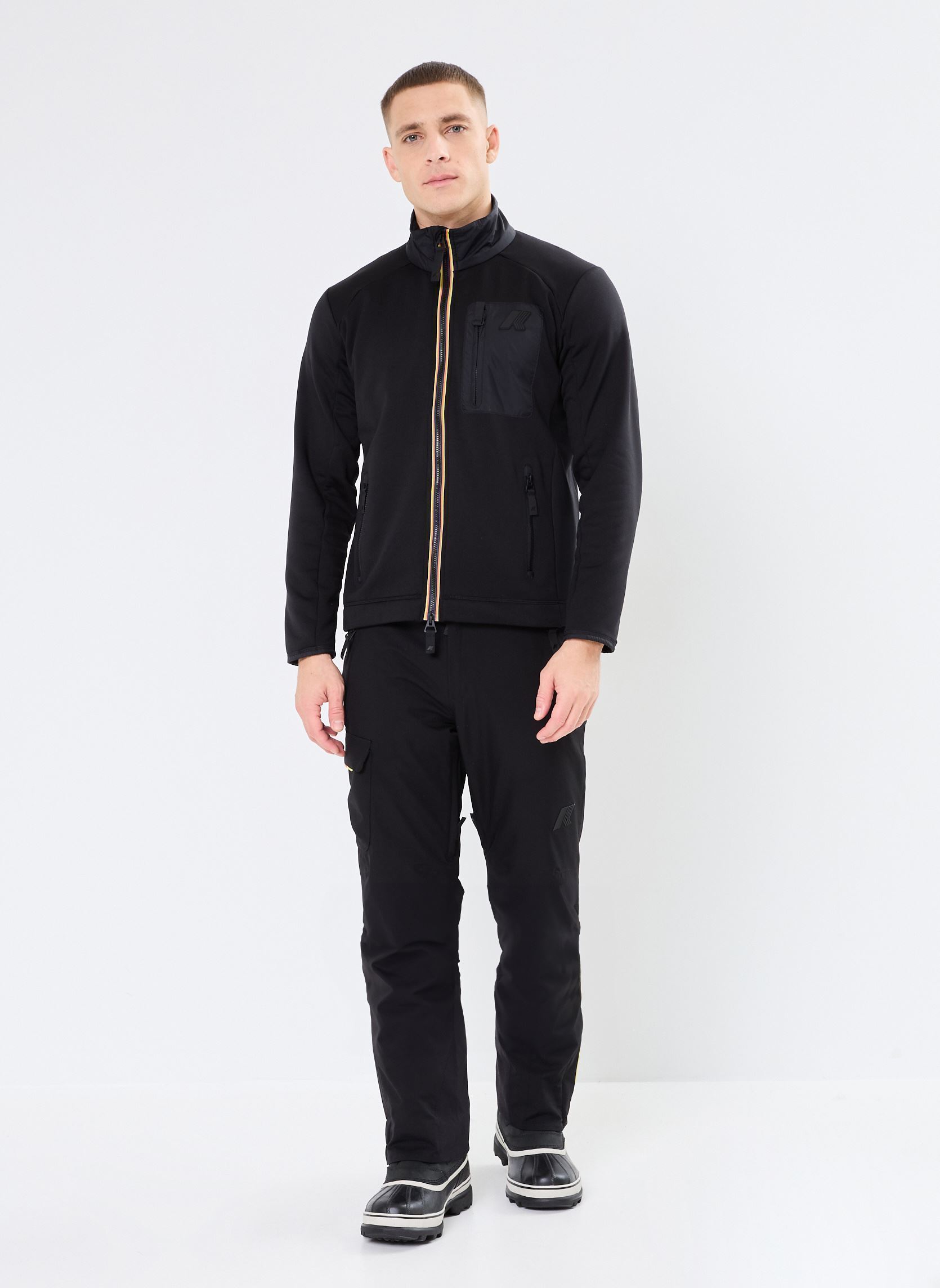 Jacken Lecrey - Ski herren schwarz K-Way Jacken Lecrey - Ski herren schwarz BLACK PURE
