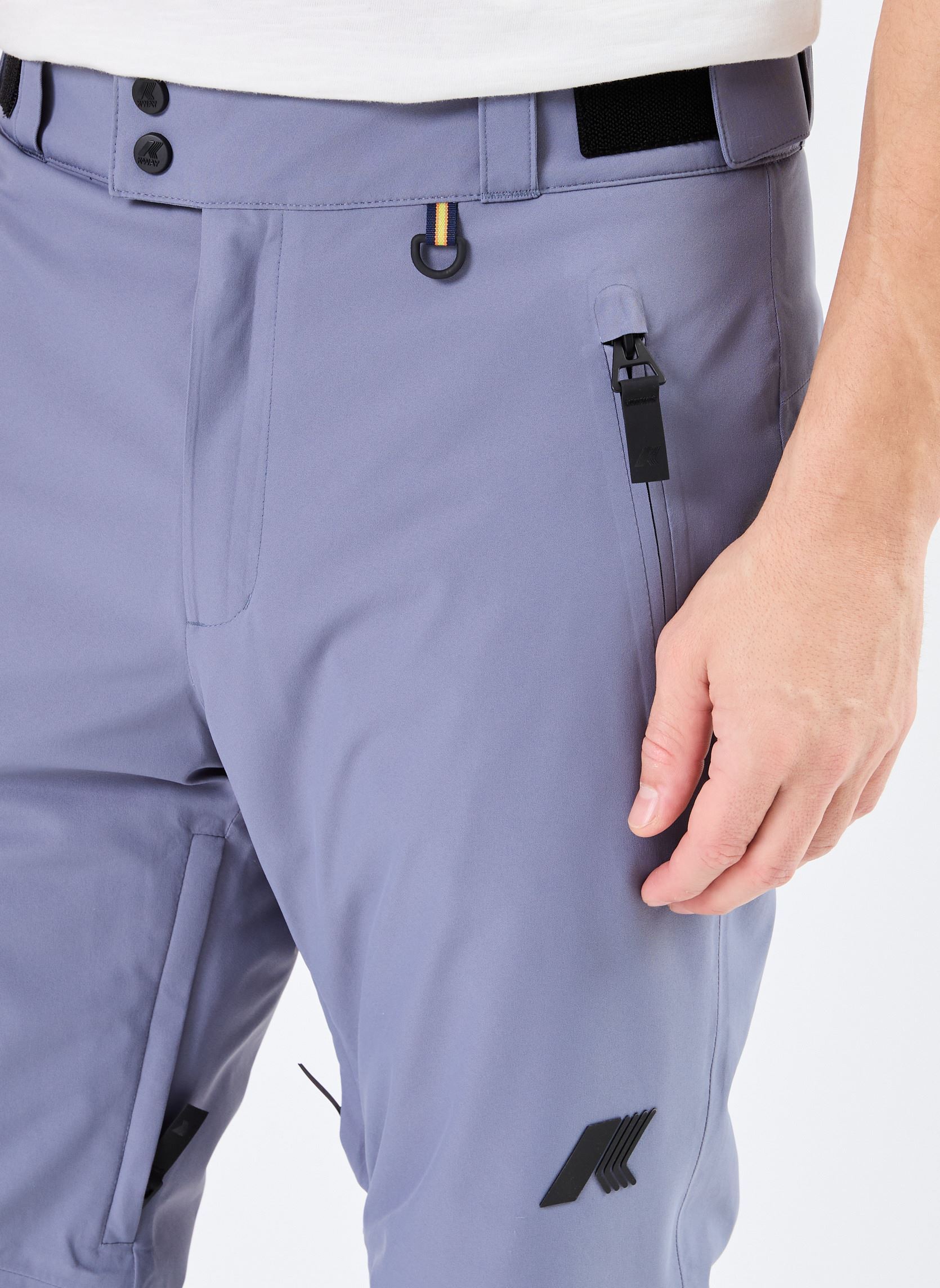 Pantalons larges Avrieux microTwill 2L - Ski homme bleu K-Way Pantalons larges Avrieux microTwill 2L - Ski homme bleu GREY BLUE AVION