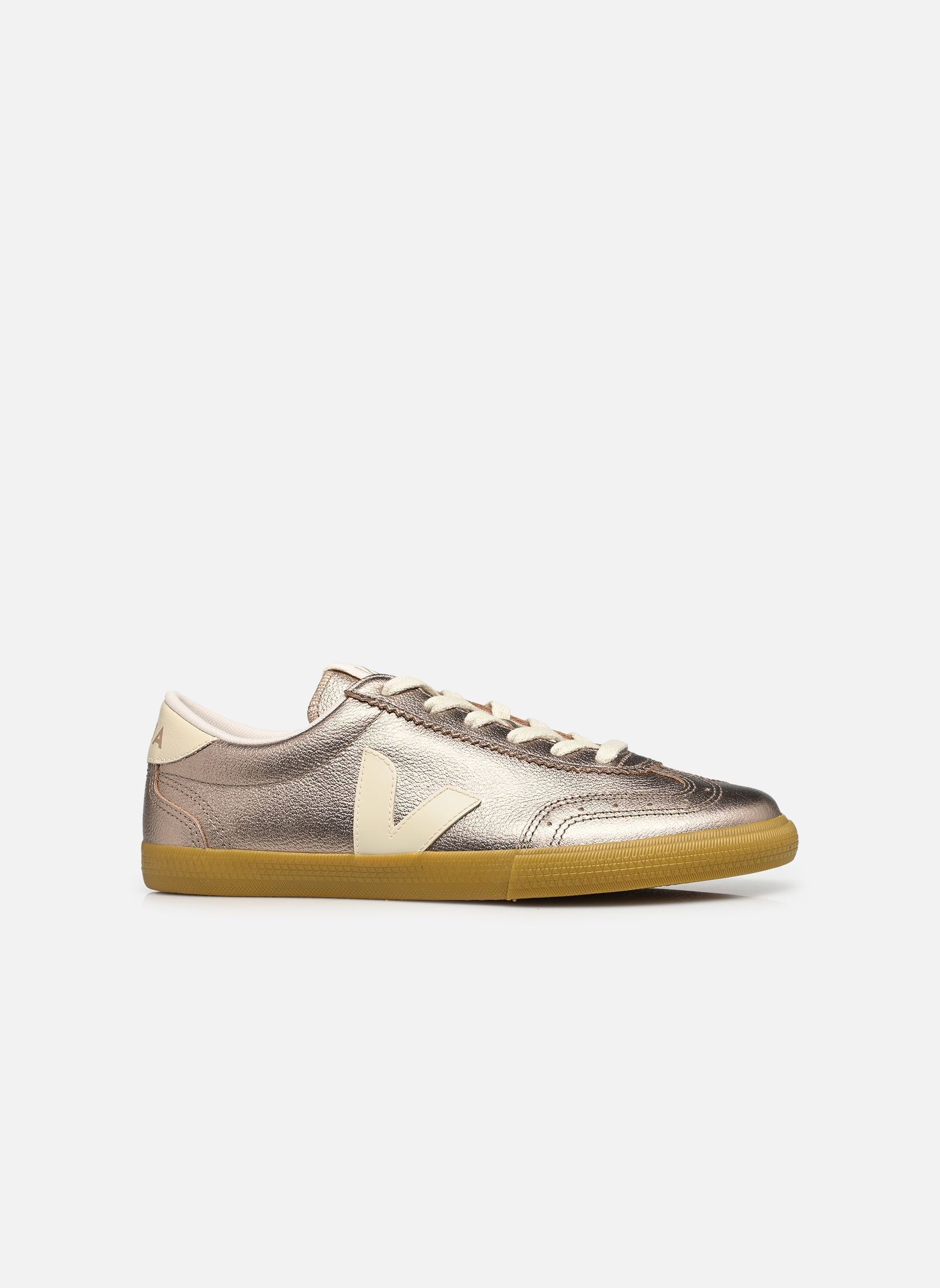 Baskets basses VOLLEY O.T. LEATHER femme or et bronze Veja Baskets basses VOLLEY O.T. LEATHER femme or et bronze BRONZE_PIERRE