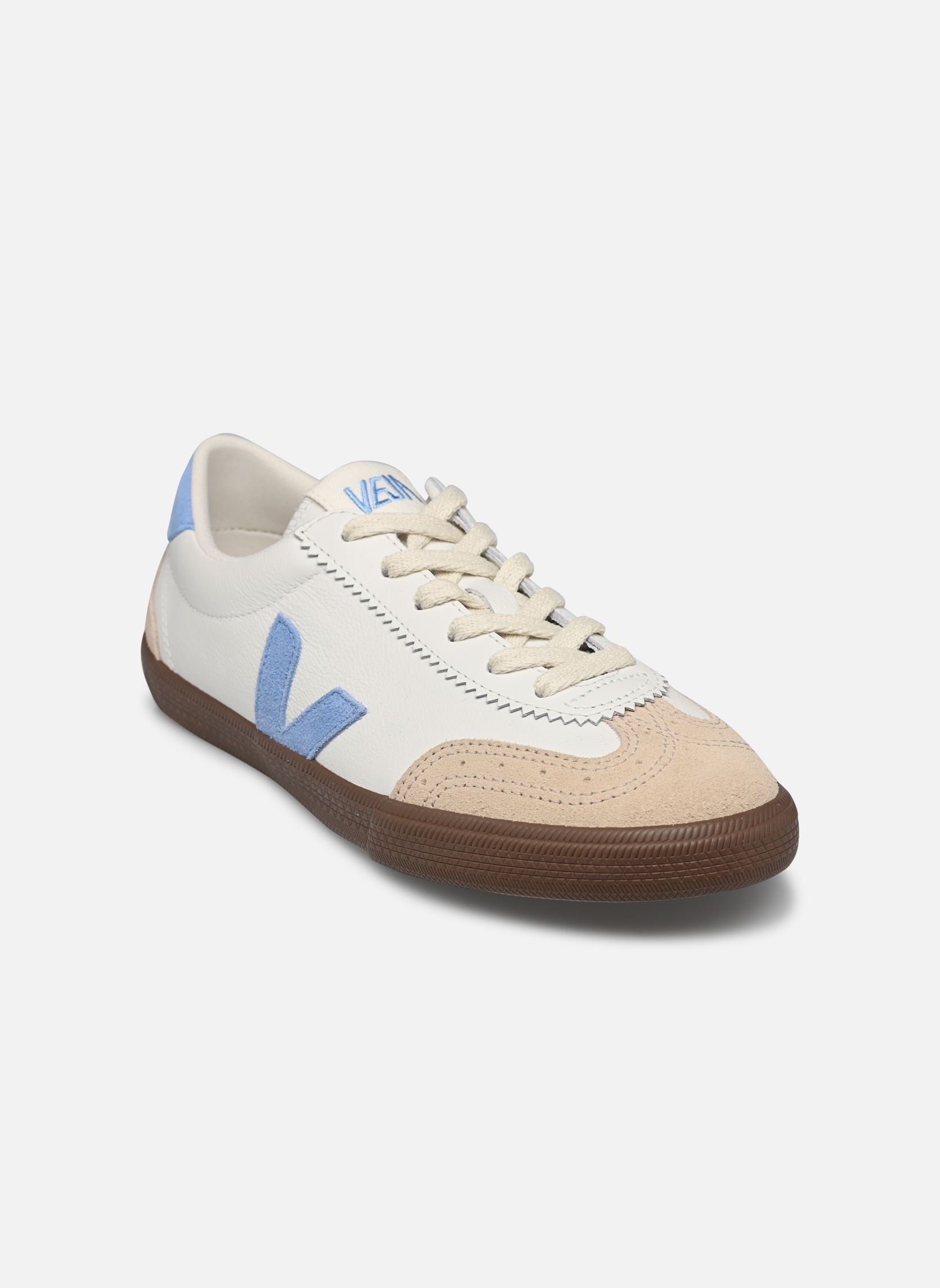 Baskets VOLLEY O.T. LEATHER femme bleu Veja Baskets VOLLEY O.T. LEATHER femme bleu WHITE_AQUA_BARK