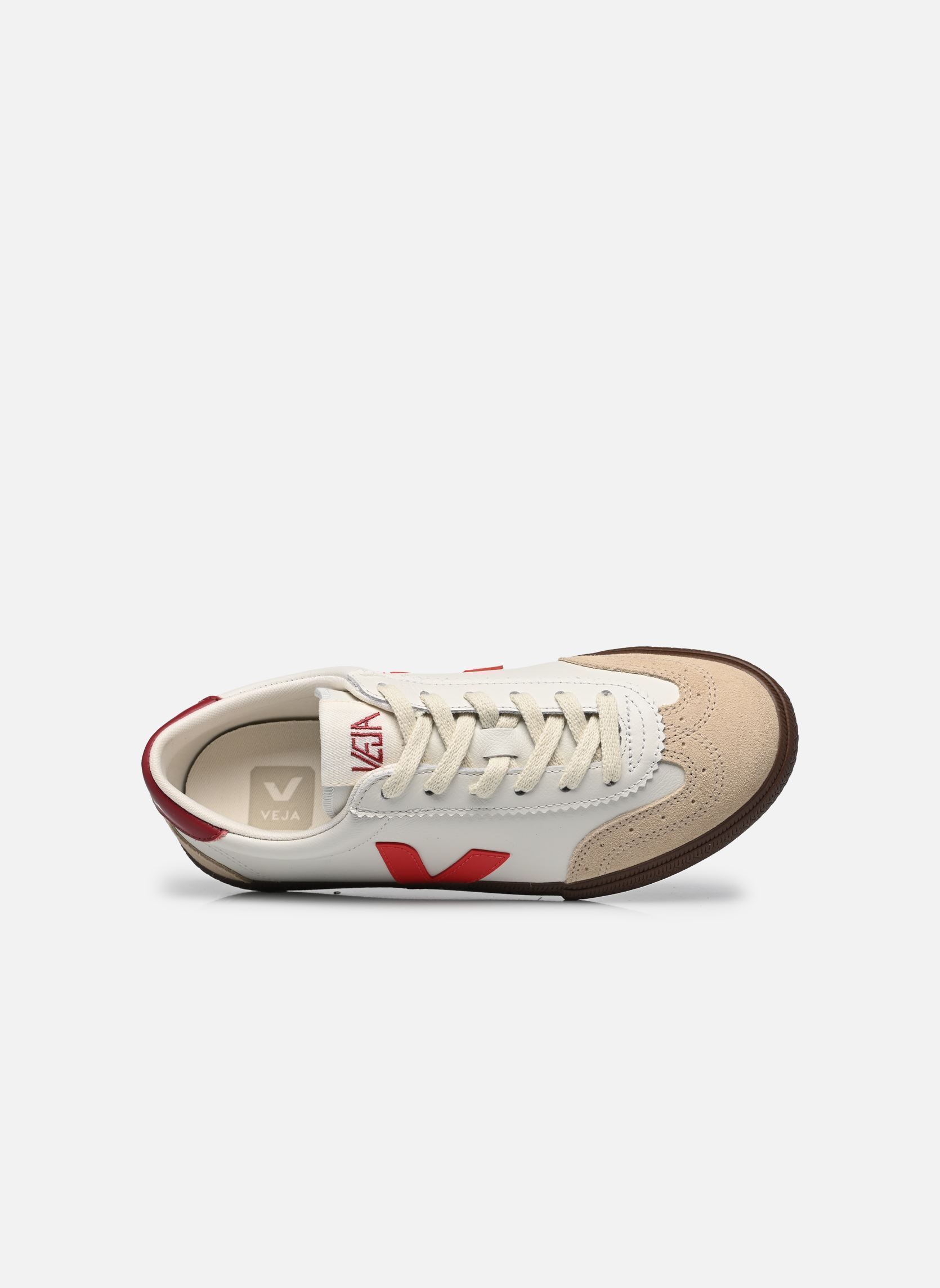 Baskets VOLLEY O.T. LEATHER femme blanc Veja Baskets VOLLEY O.T. LEATHER femme blanc WHITE_PEKIN_BARK