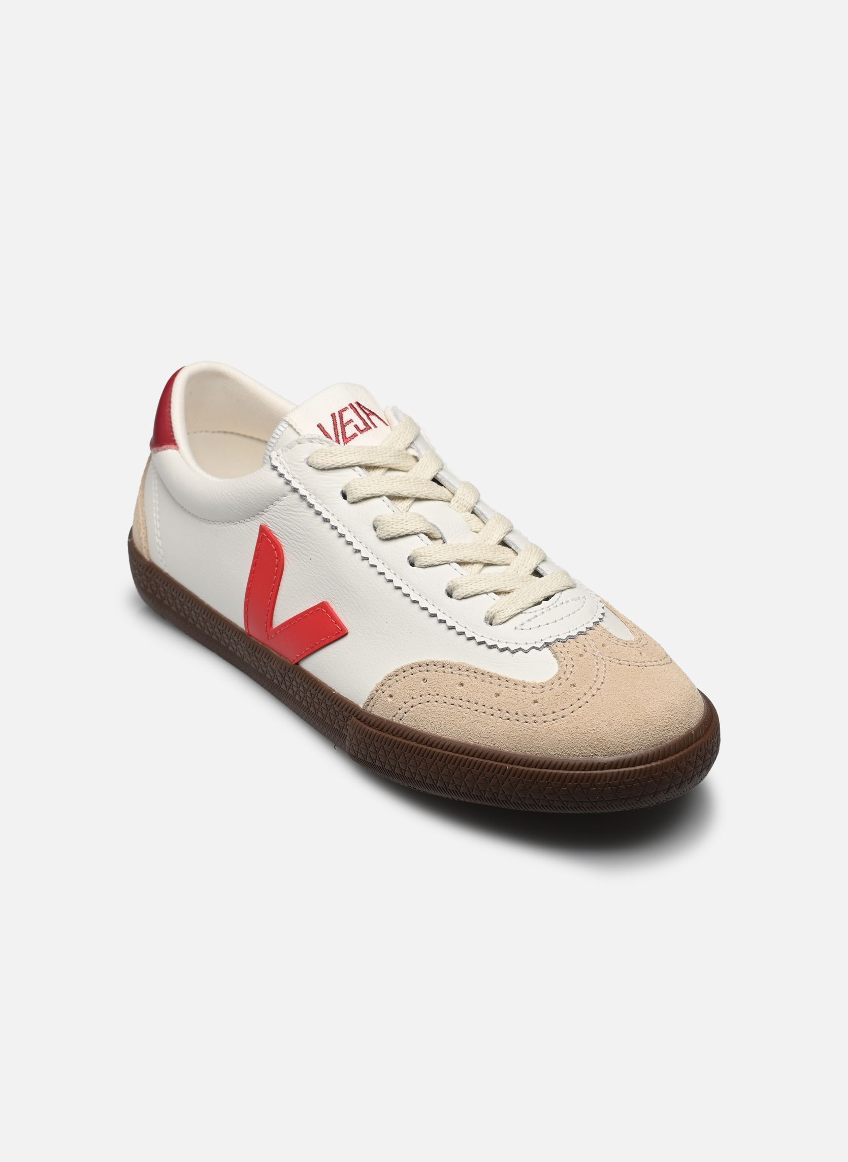 Baskets VOLLEY O.T. LEATHER femme blanc Veja Baskets VOLLEY O.T. LEATHER femme blanc WHITE_PEKIN_BARK