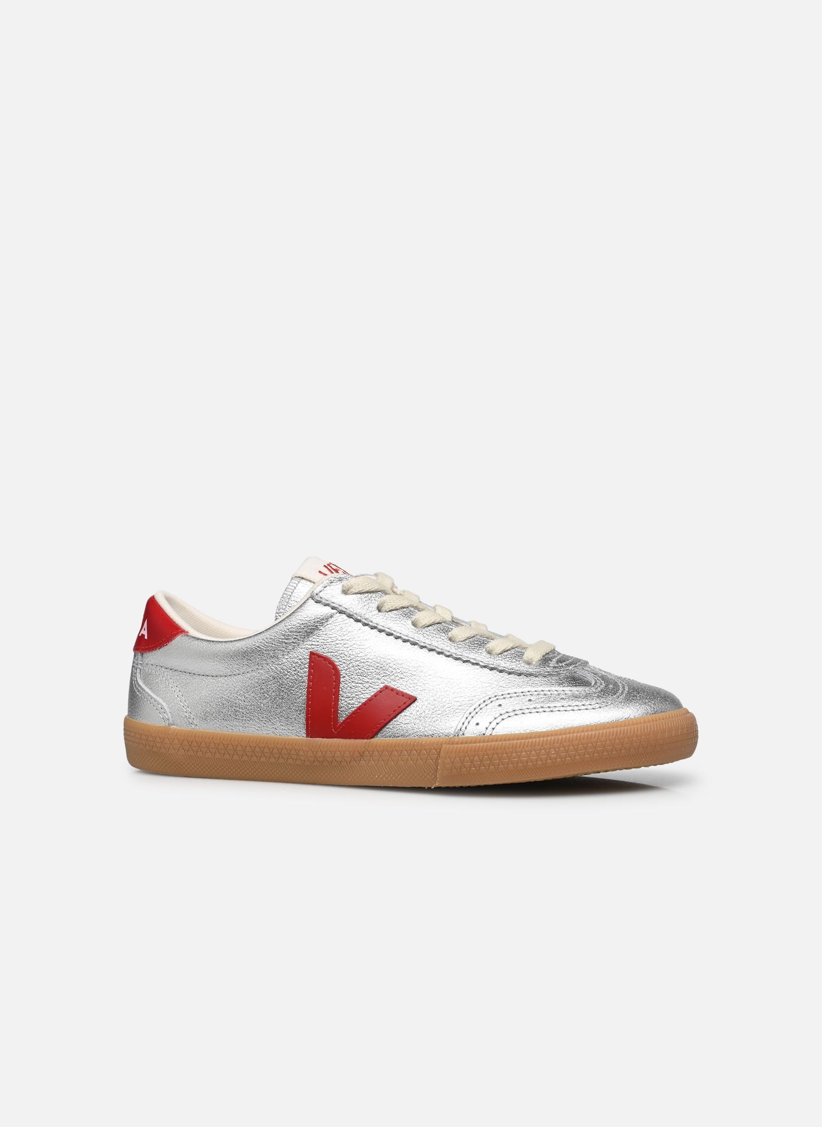 Baskets VOLLEY O.T. LEATHER femme argent Veja Baskets VOLLEY O.T. LEATHER femme argent SILVER_PEPPER