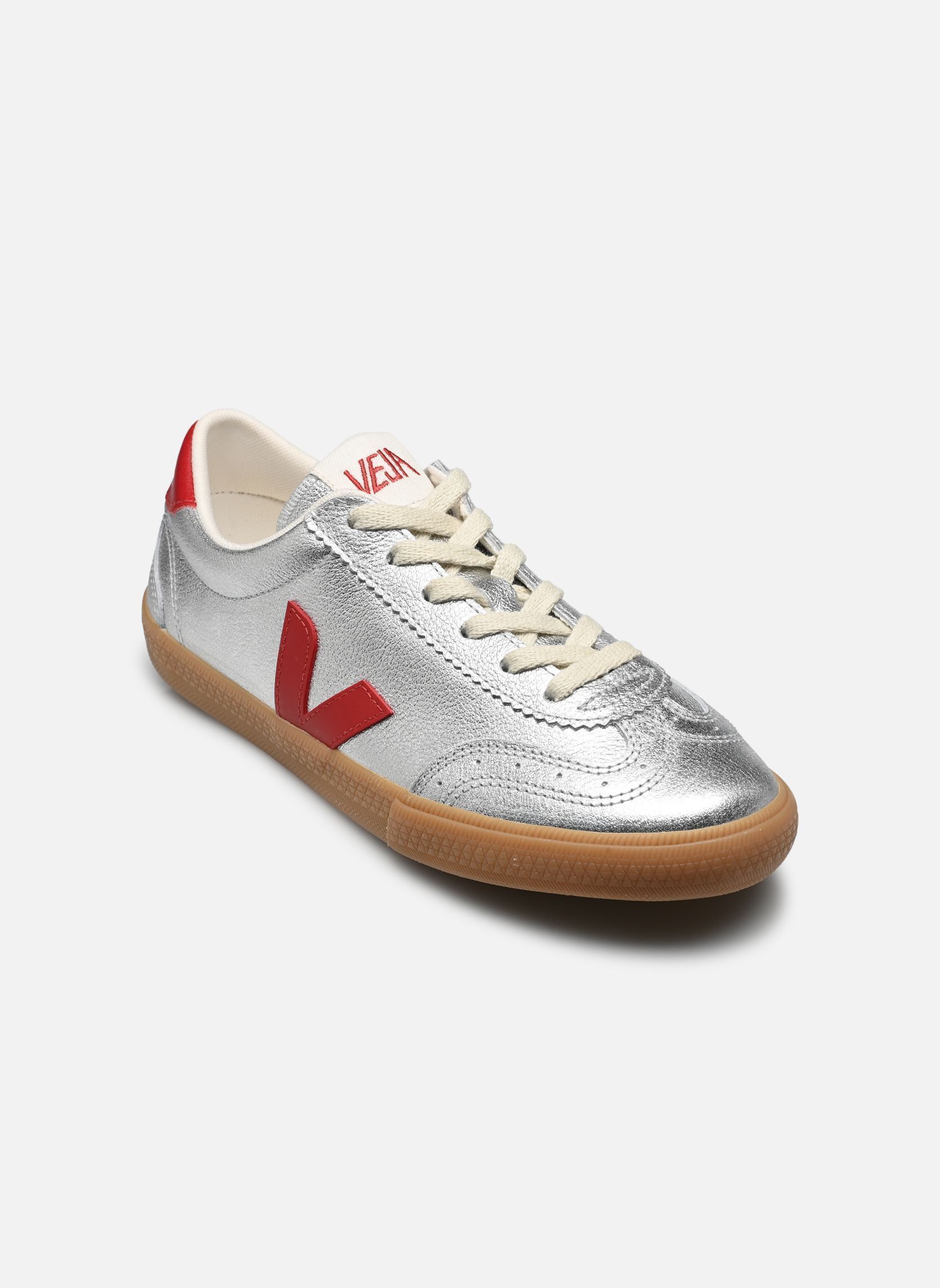 Baskets VOLLEY O.T. LEATHER femme argent Veja Baskets VOLLEY O.T. LEATHER femme argent SILVER_PEPPER