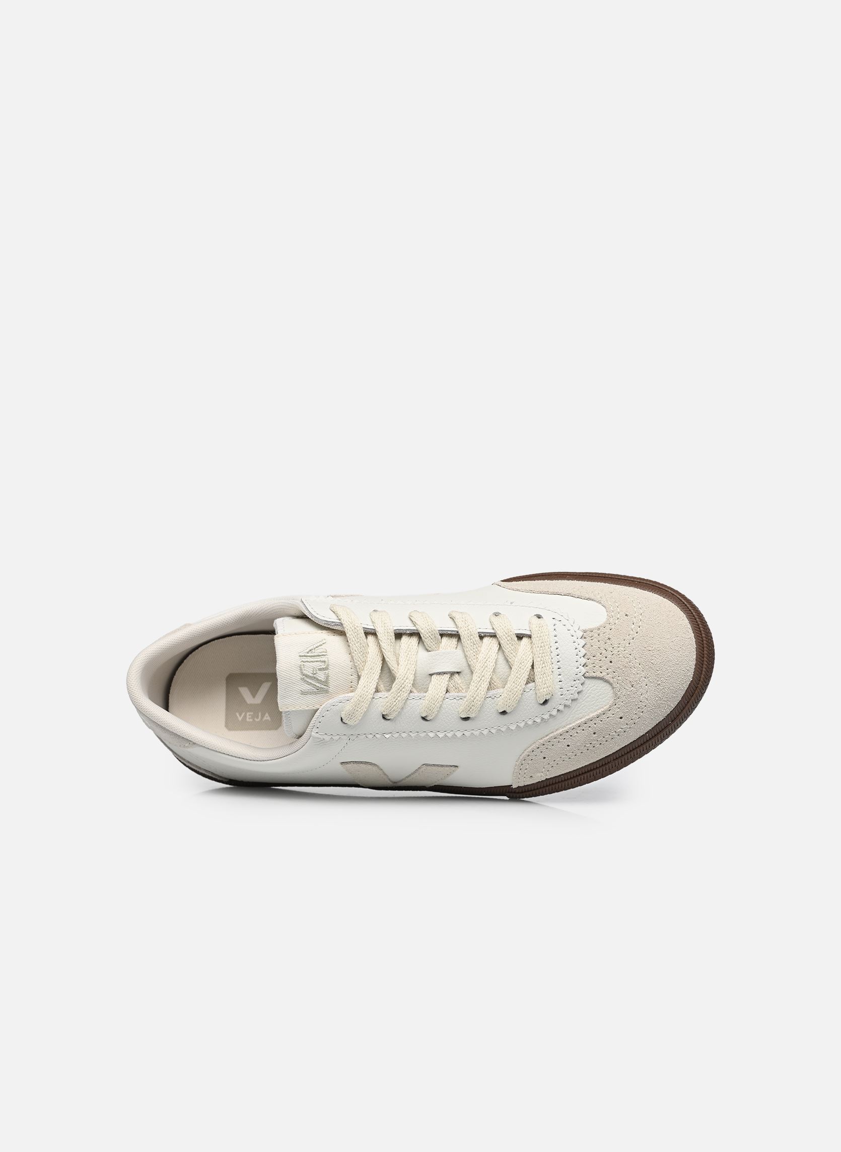Baskets VOLLEY O.T. LEATHER femme blanc Veja Baskets VOLLEY O.T. LEATHER femme blanc WHITE_NATURAL_BARK