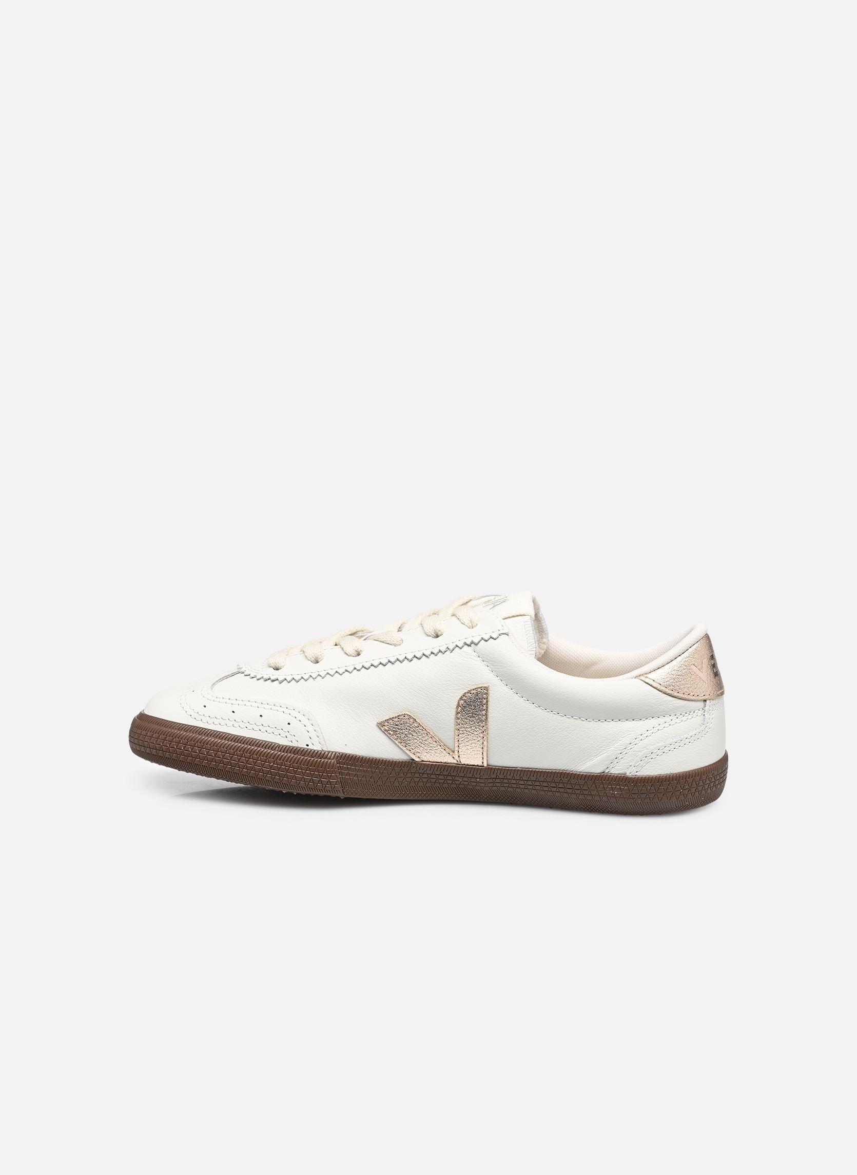 Baskets VOLLEY O.T. LEATHER femme blanc Veja Baskets VOLLEY O.T. LEATHER femme blanc WHITE_PLATINE_BARK