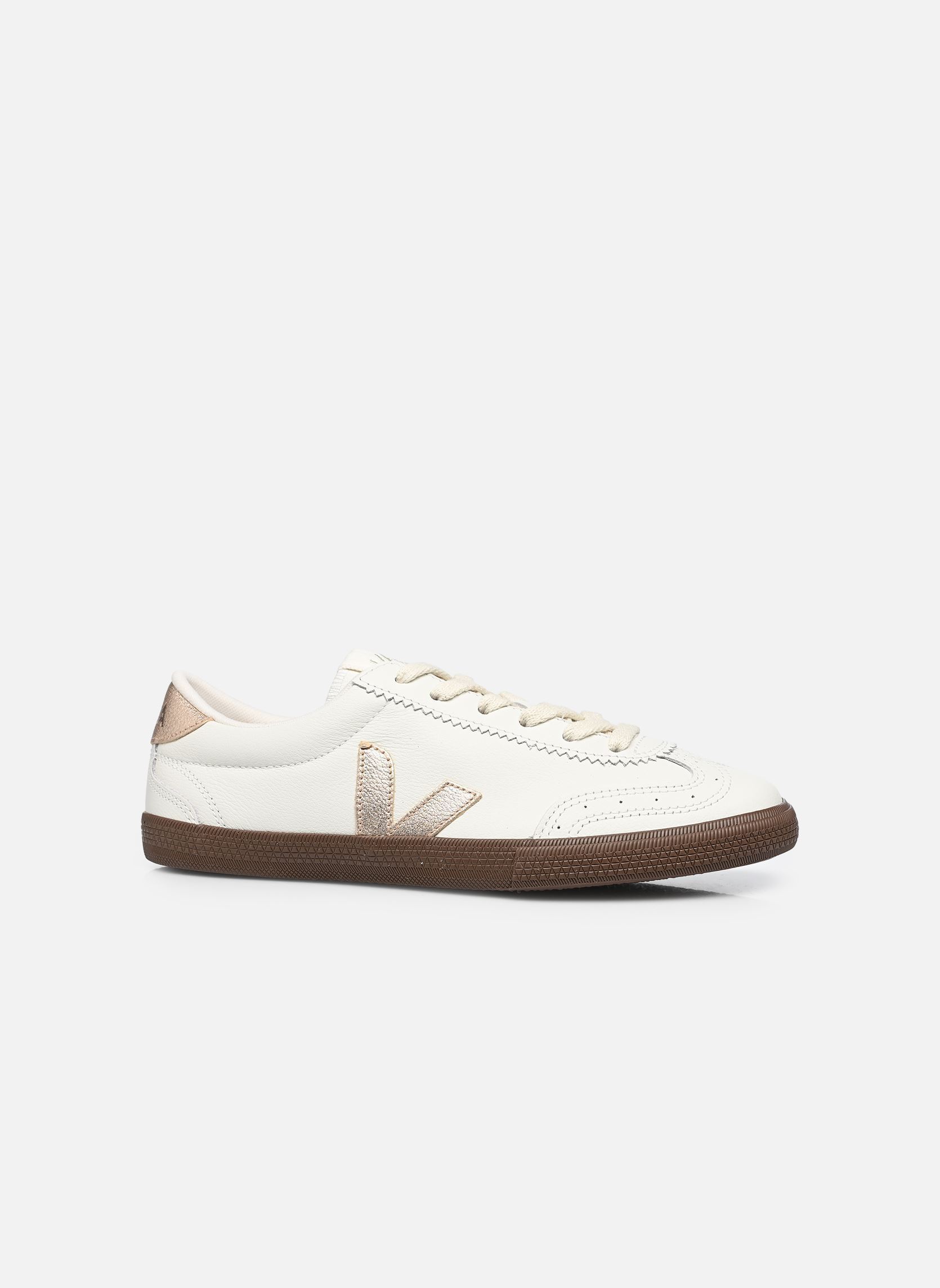 Baskets VOLLEY O.T. LEATHER femme blanc Veja Baskets VOLLEY O.T. LEATHER femme blanc WHITE_PLATINE_BARK