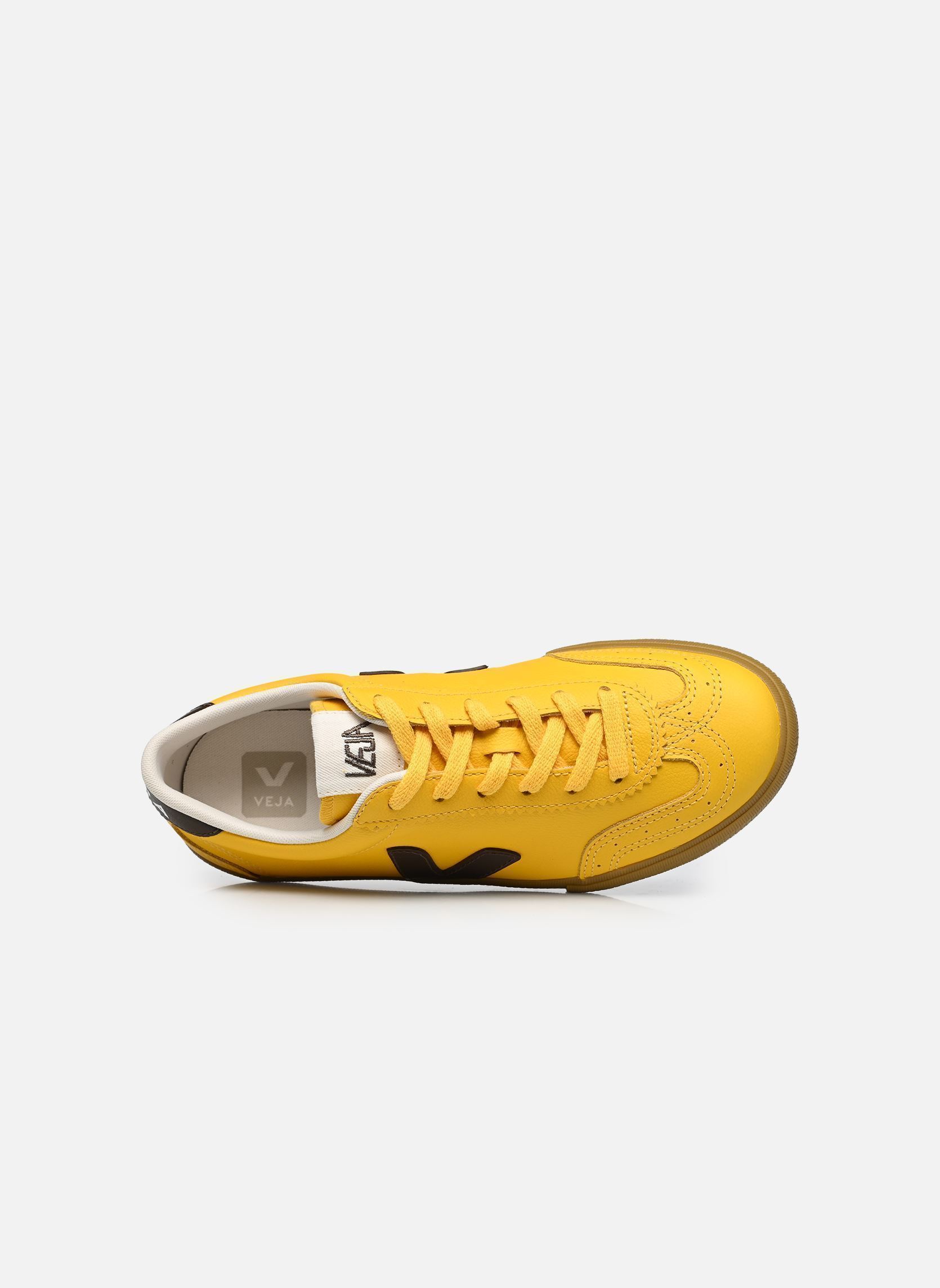 Baskets VOLLEY O.T. LEATHER femme jaune Veja Baskets VOLLEY O.T. LEATHER femme jaune SUNSHINE_EAGLE_NATURAL