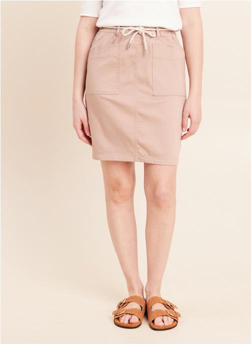 Bréal Jupes mi-longues JEREVERBAT femme beige