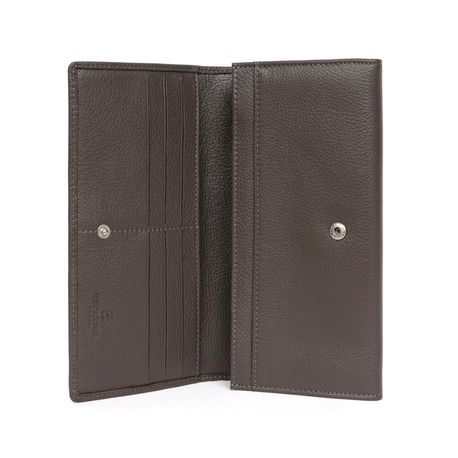 Portefeuille Femme En Cuir Marron - Marque Paquetage - Élégance Et Raffinement - Occasion