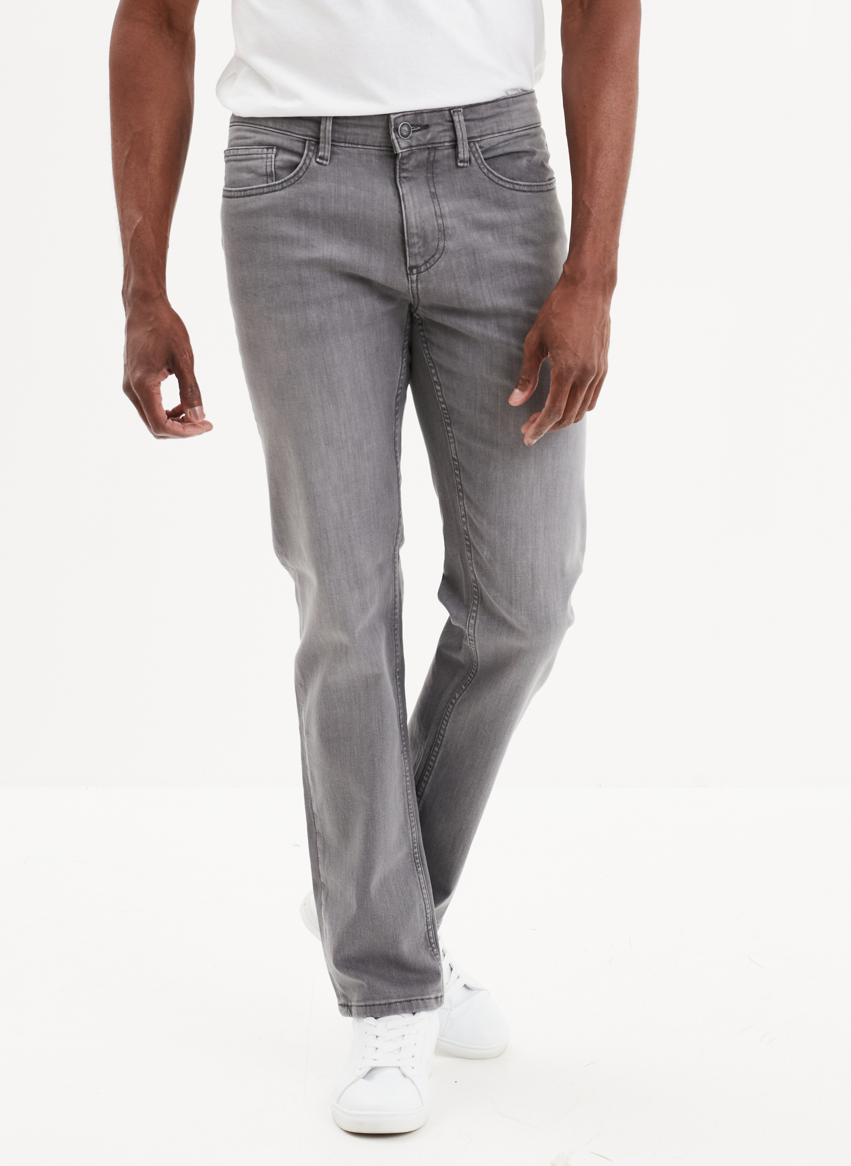 Jeans droit CRE1_REGAN homme gris CREEKS Jeans droit CRE1_REGAN homme gris Gris