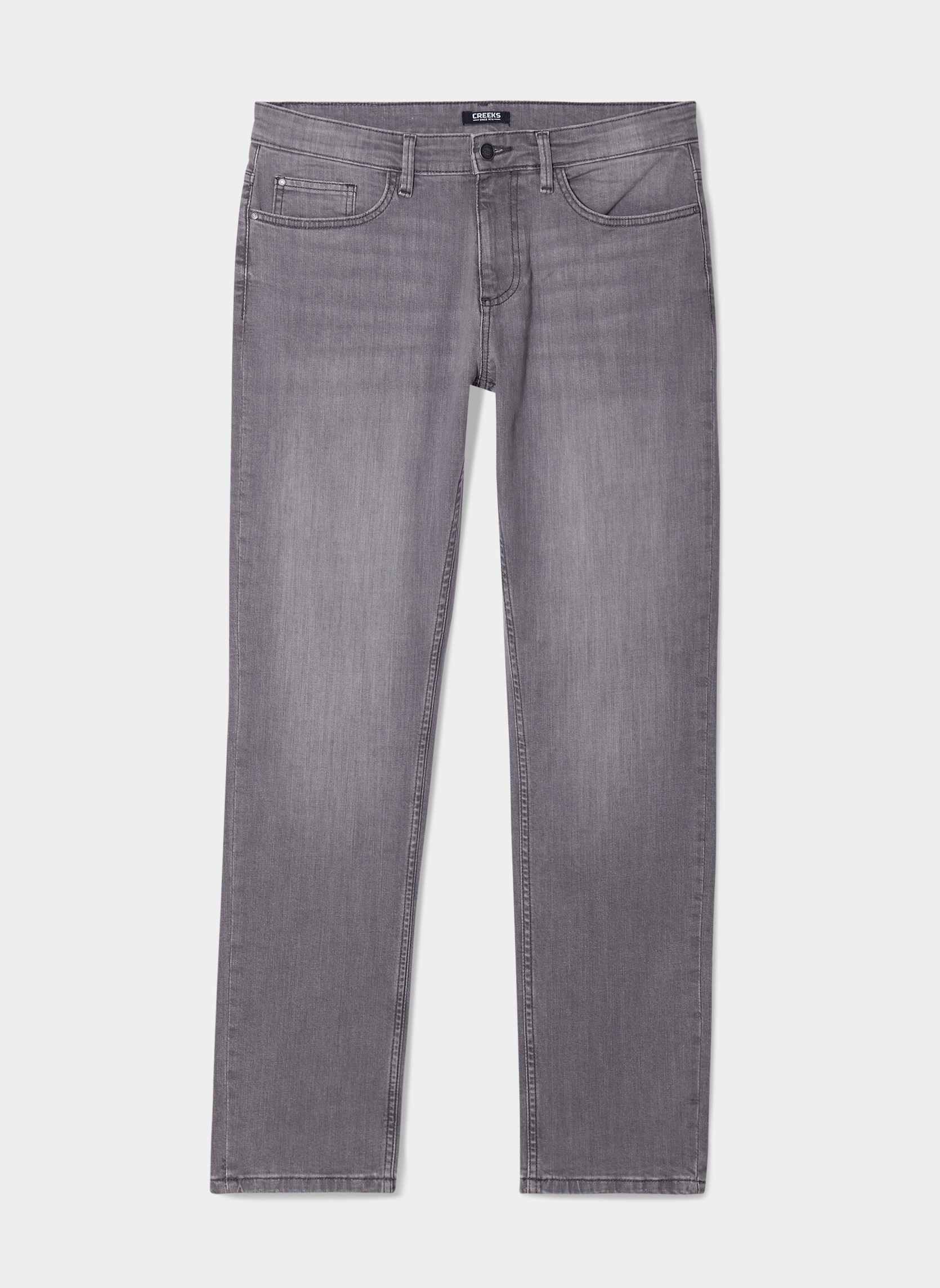 Jeans droit CRE1_REGAN homme gris CREEKS Jeans droit CRE1_REGAN homme gris Gris