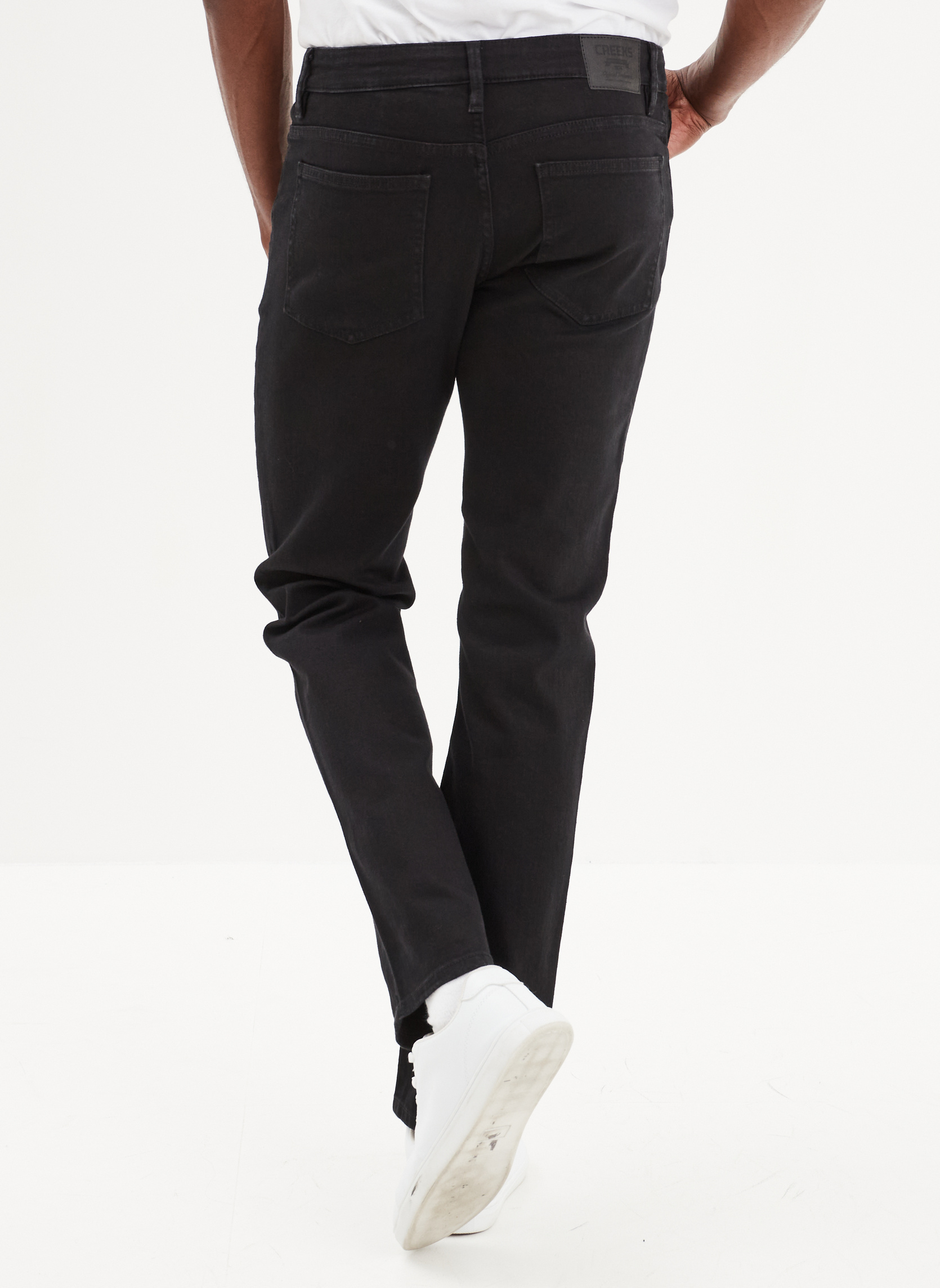 Jeans droit CRE1_REGAN homme noir CREEKS Jeans droit CRE1_REGAN homme noir Noir