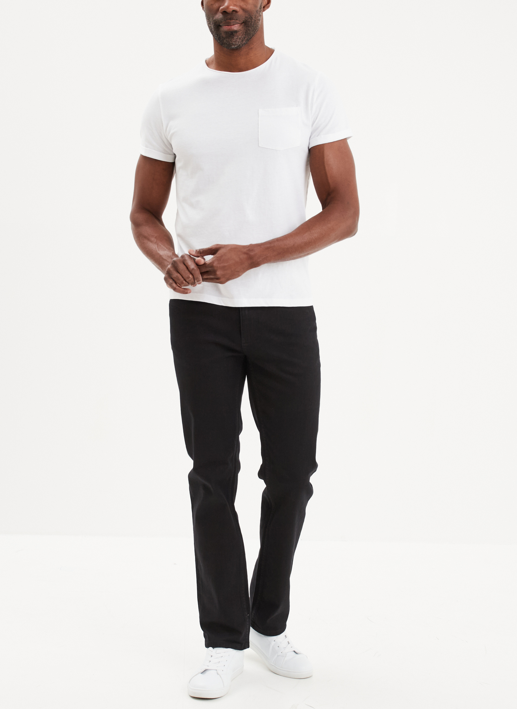 Jeans droit CRE1_REGAN homme noir CREEKS Jeans droit CRE1_REGAN homme noir Noir