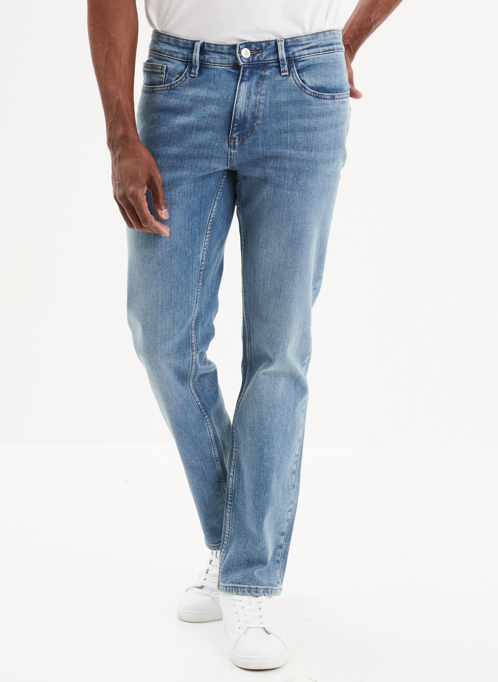 Jeans droit Jean - CRE1_REGAN homme bleu CREEKS Jeans droit Jean - CRE1_REGAN homme bleu Bleu clair