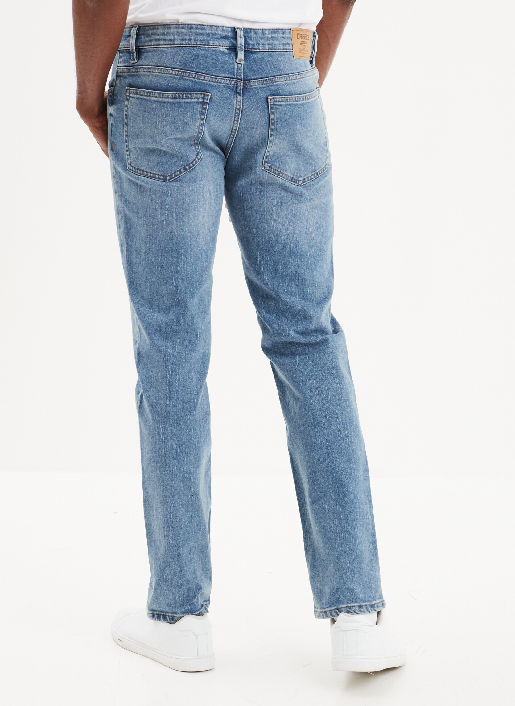 Jeans droit Jean - CRE1_REGAN homme bleu CREEKS Jeans droit Jean - CRE1_REGAN homme bleu Bleu clair