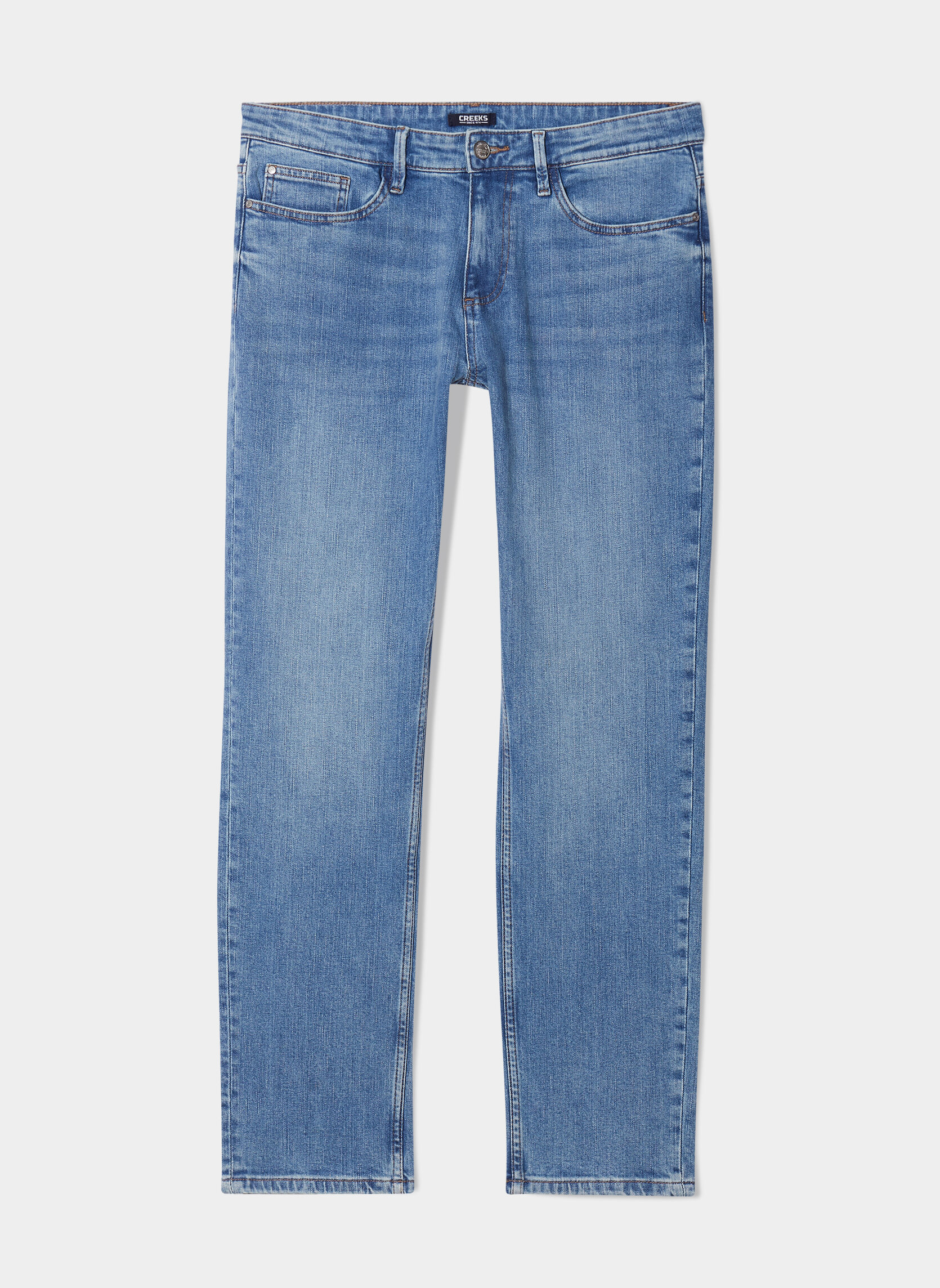 Jeans droit Jean - CRE1_REGAN homme bleu CREEKS Jeans droit Jean - CRE1_REGAN homme bleu Bleu clair
