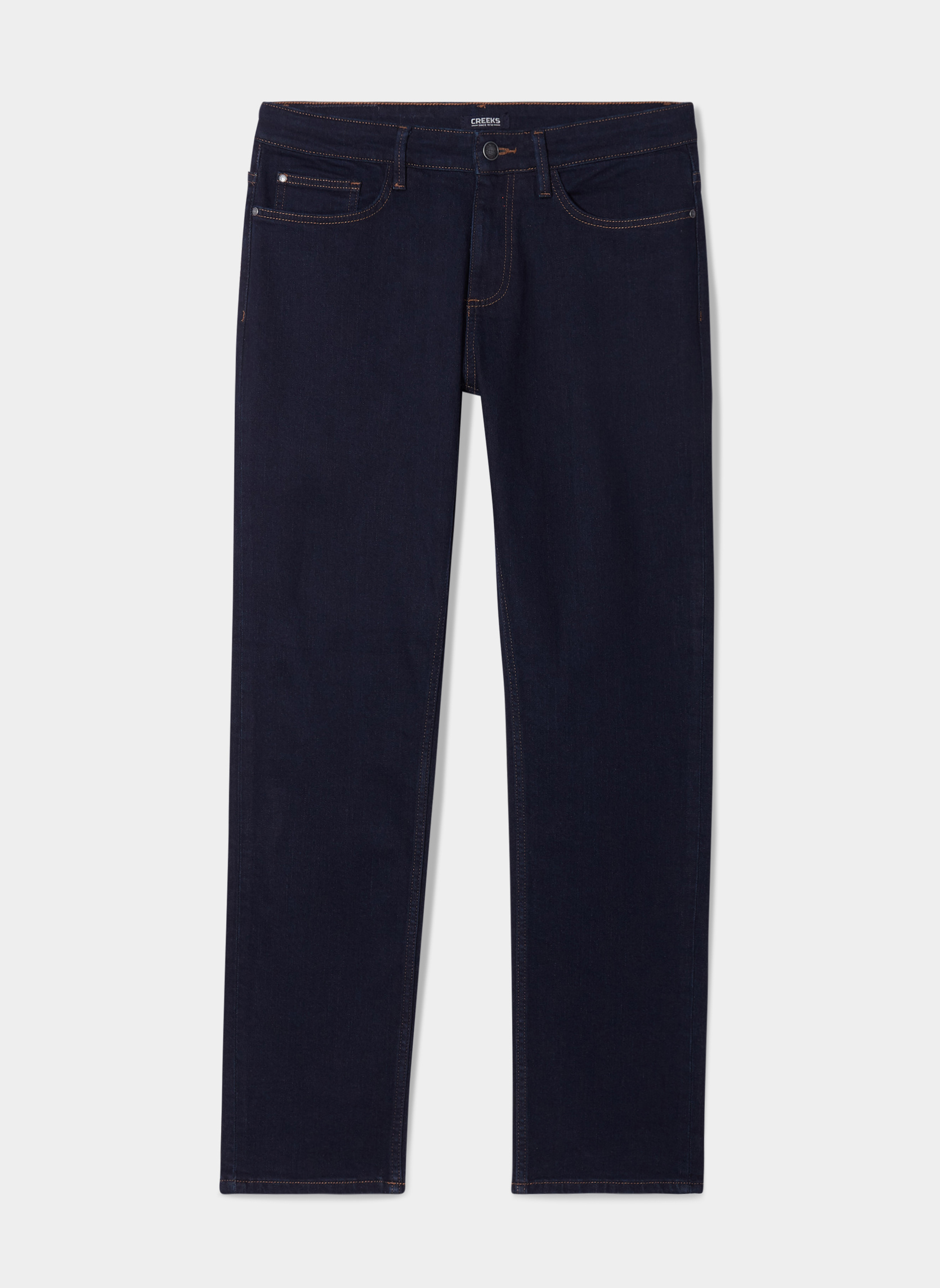 Jeans droit CRE1_REGAN homme bleu CREEKS Jeans droit CRE1_REGAN homme bleu Bleu foncé