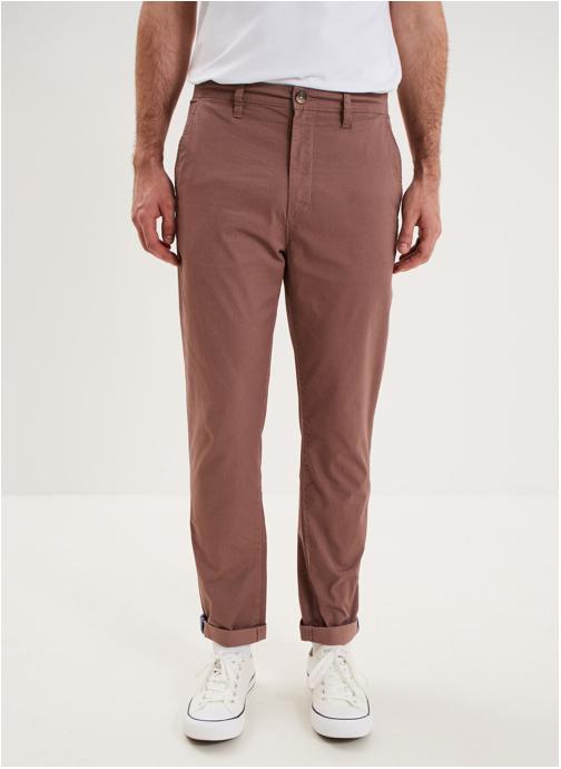 CREEKS Pantalons droits CRE1_PETITPRINT homme rose
