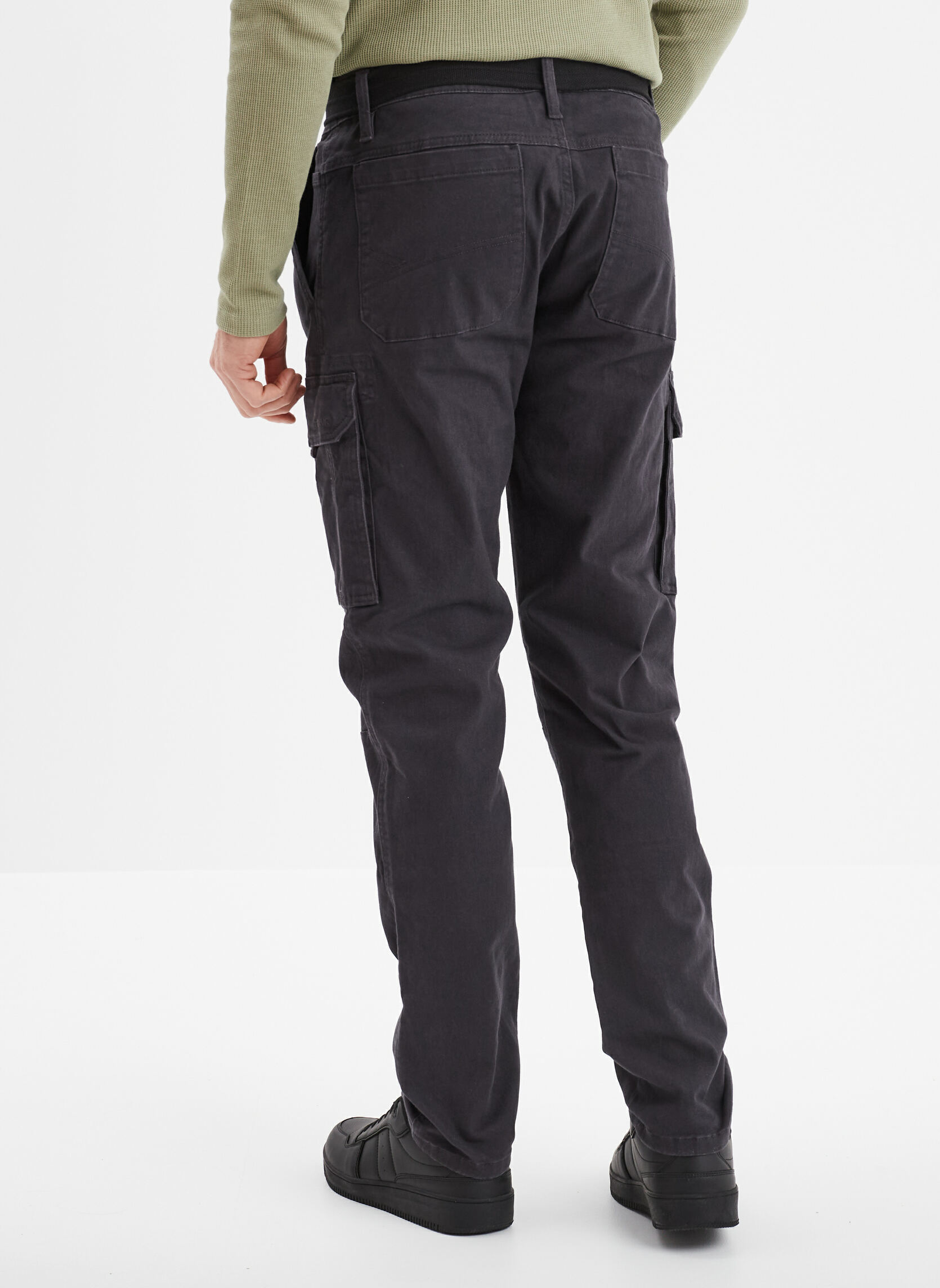 Pantalons droits Pantalon - TRA1_MOUNT homme gris Trappeur Pantalons droits Pantalon - TRA1_MOUNT homme gris Gris foncé