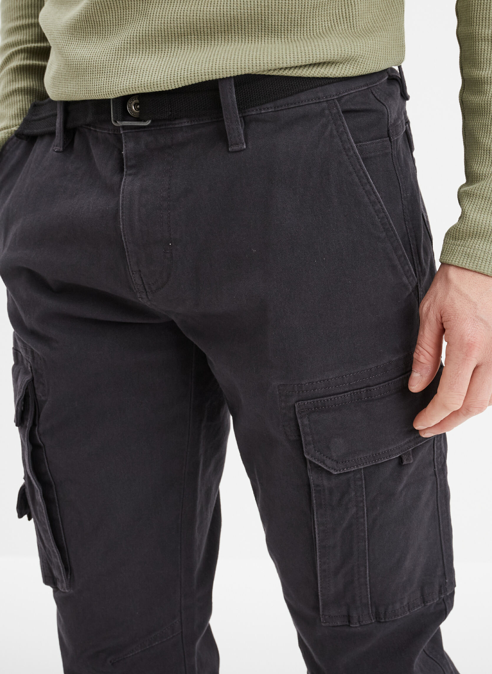Pantalons droits Pantalon - TRA1_MOUNT homme gris Trappeur Pantalons droits Pantalon - TRA1_MOUNT homme gris Gris foncé