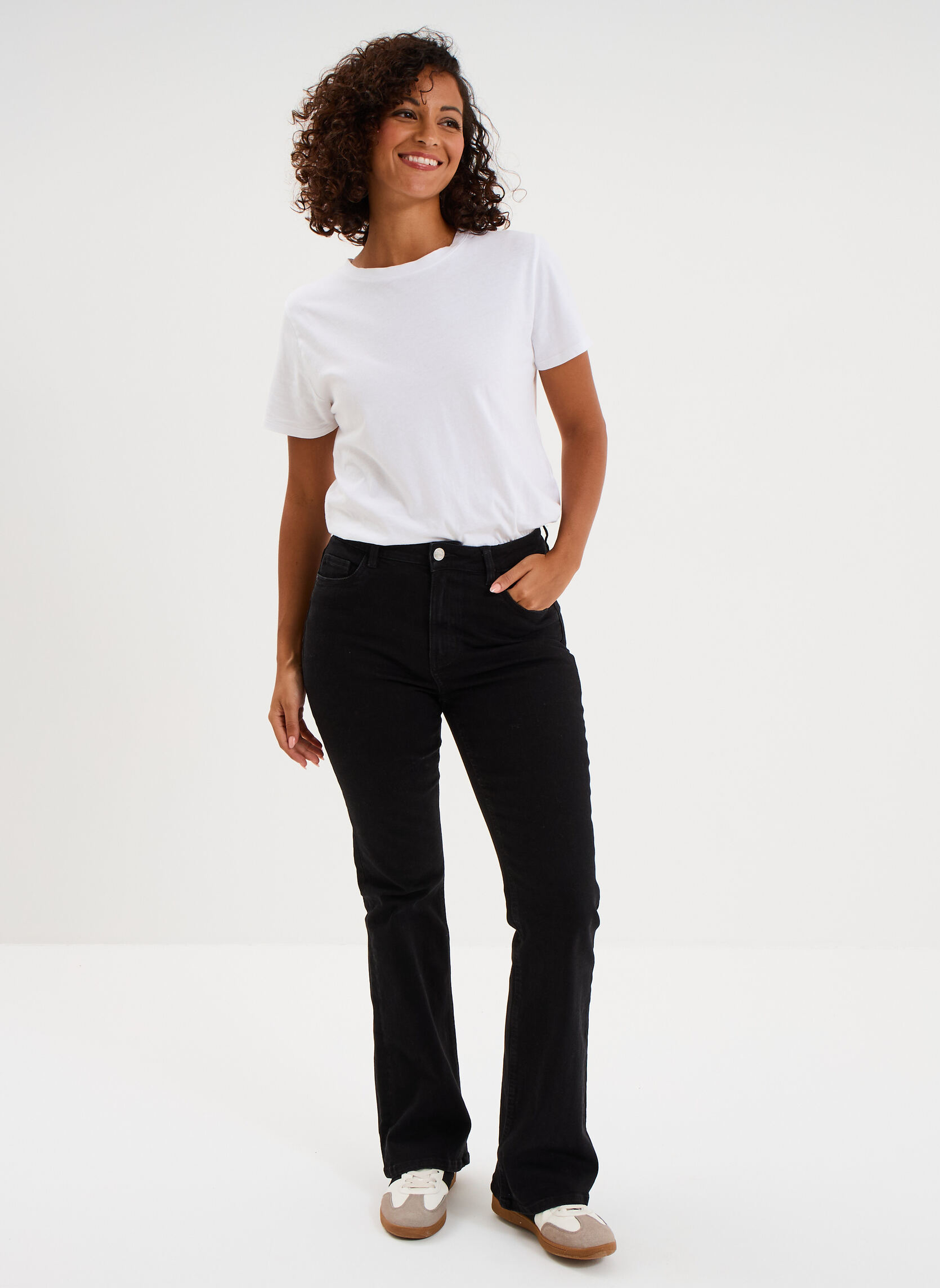 Jeans droit Jean - CRE3_DSARAHTS femme noir CREEKS Jeans droit Jean - CRE3_DSARAHTS femme noir Noir