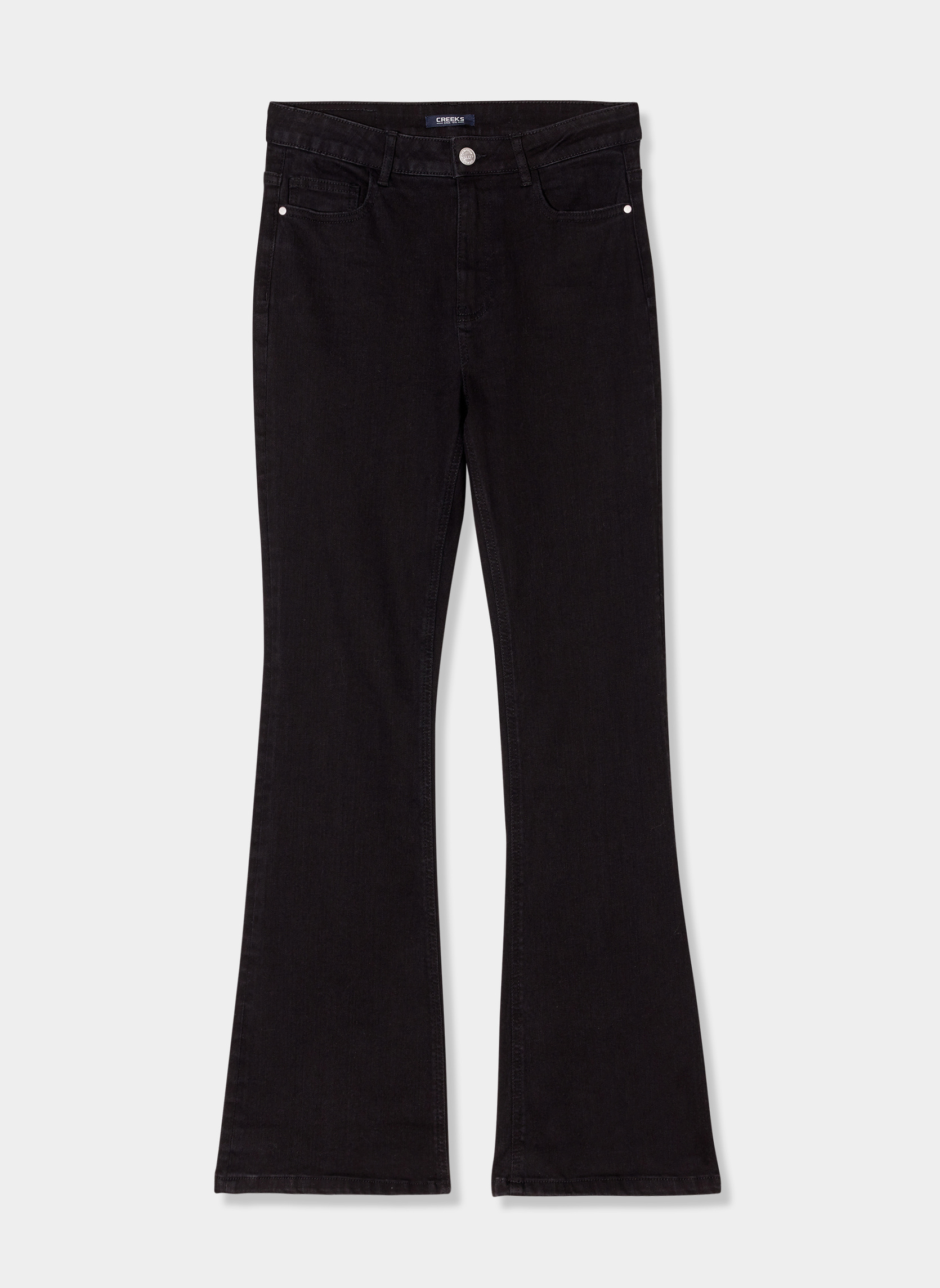 Jeans droit Jean - CRE3_DSARAHTS femme noir CREEKS Jeans droit Jean - CRE3_DSARAHTS femme noir Noir