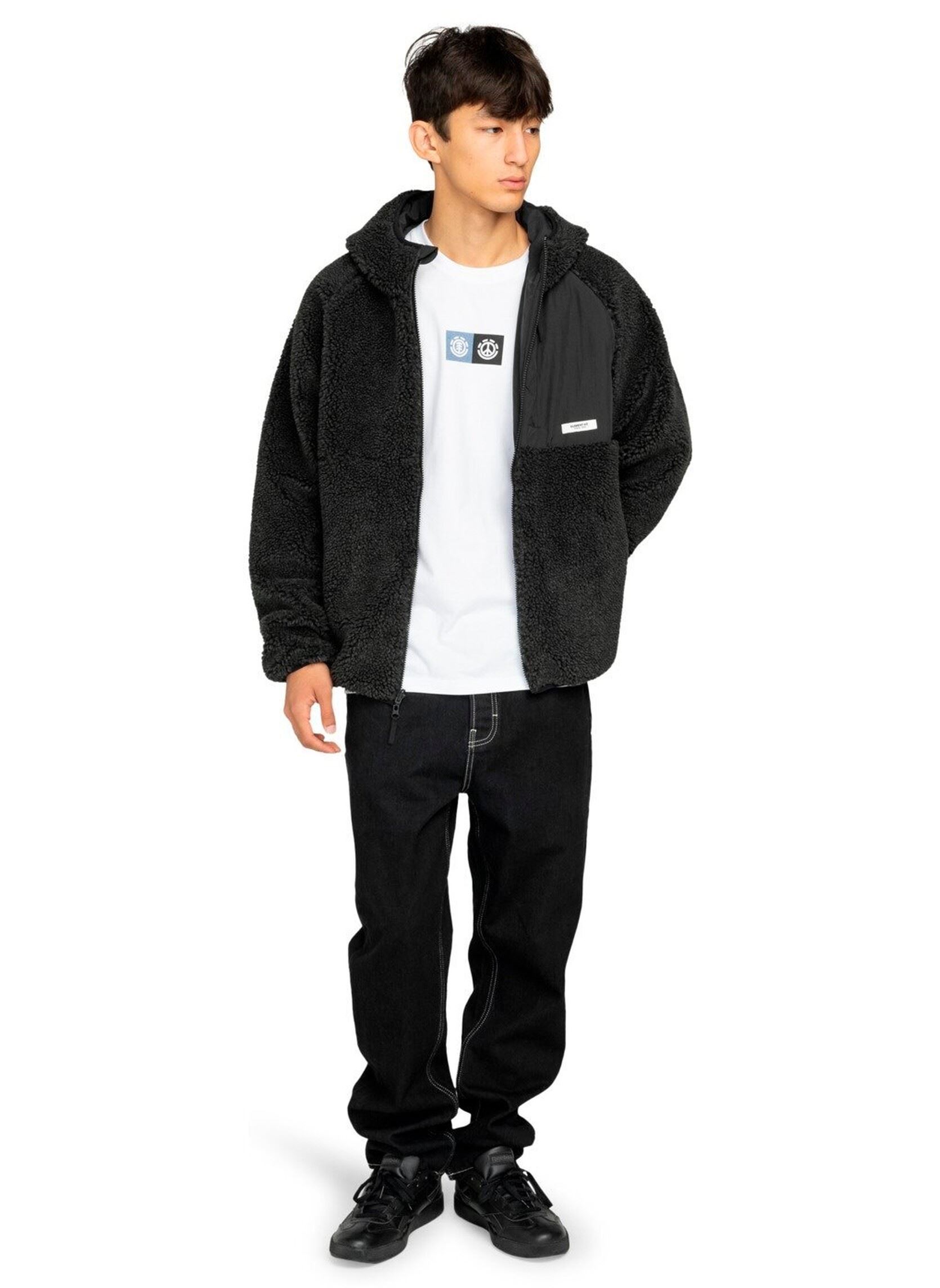 Fleece-Jacken Wolfe Sherpa herren schwarz Element Fleece-Jacken Wolfe Sherpa herren schwarz Off black
