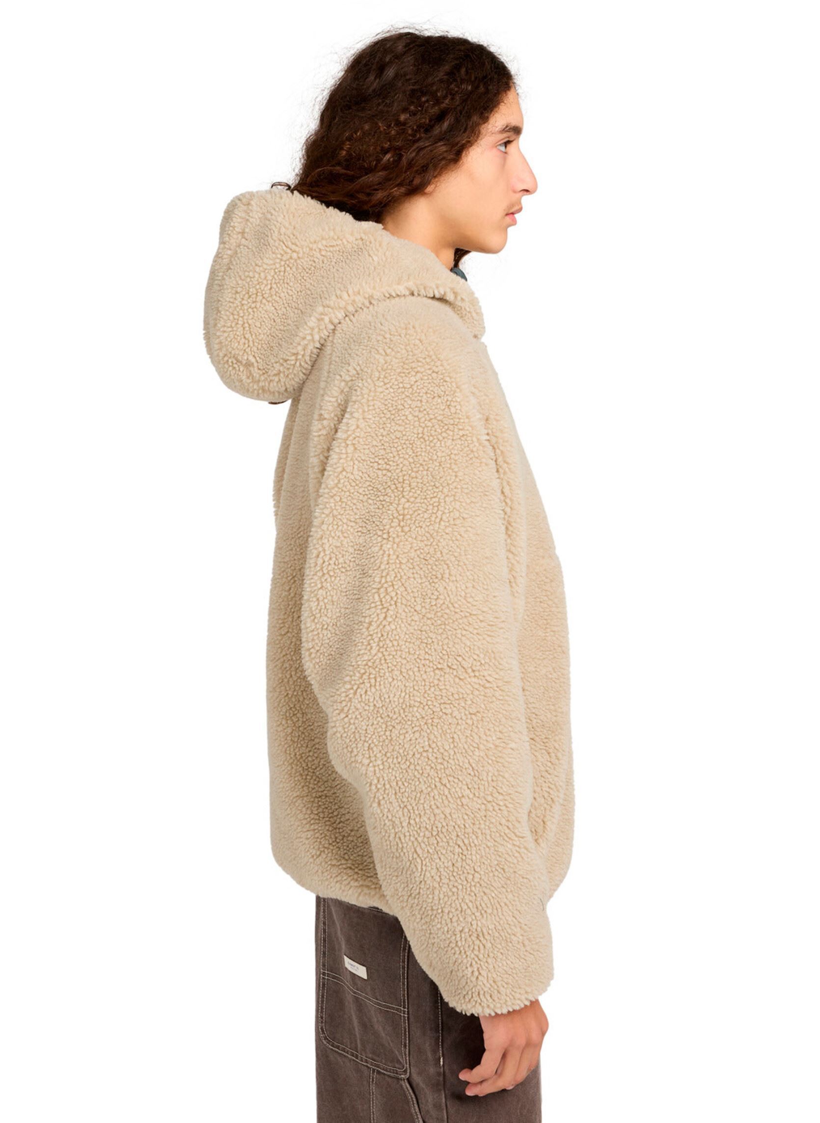 Vestes polaires Wolfe Sherpa homme beige Element Vestes polaires Wolfe Sherpa homme beige Oat Milk