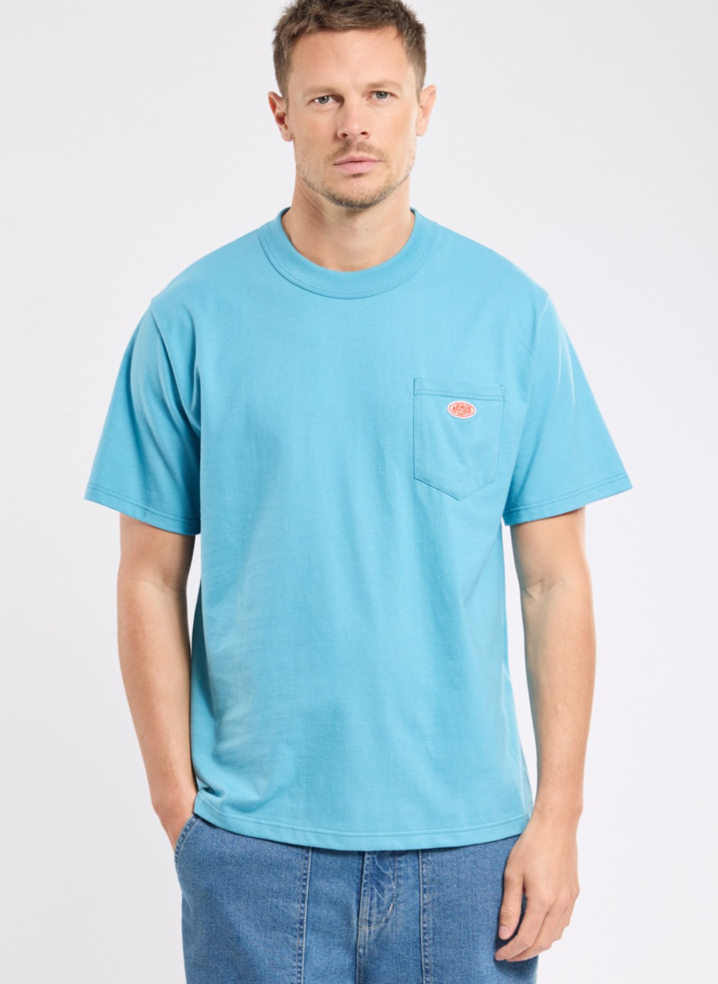 Tee-shirts T-shirt 72001 ivy homme bleu Armor Lux Tee-shirts T-shirt 72001 ivy homme bleu Bleu azur