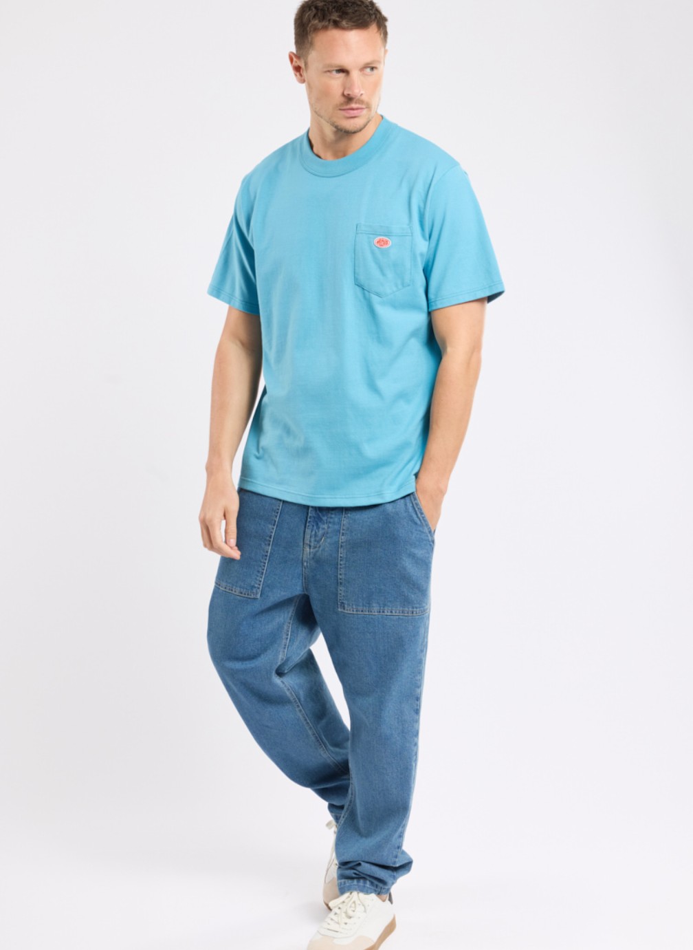Tee-shirts T-shirt 72001 ivy homme bleu Armor Lux Tee-shirts T-shirt 72001 ivy homme bleu Bleu azur