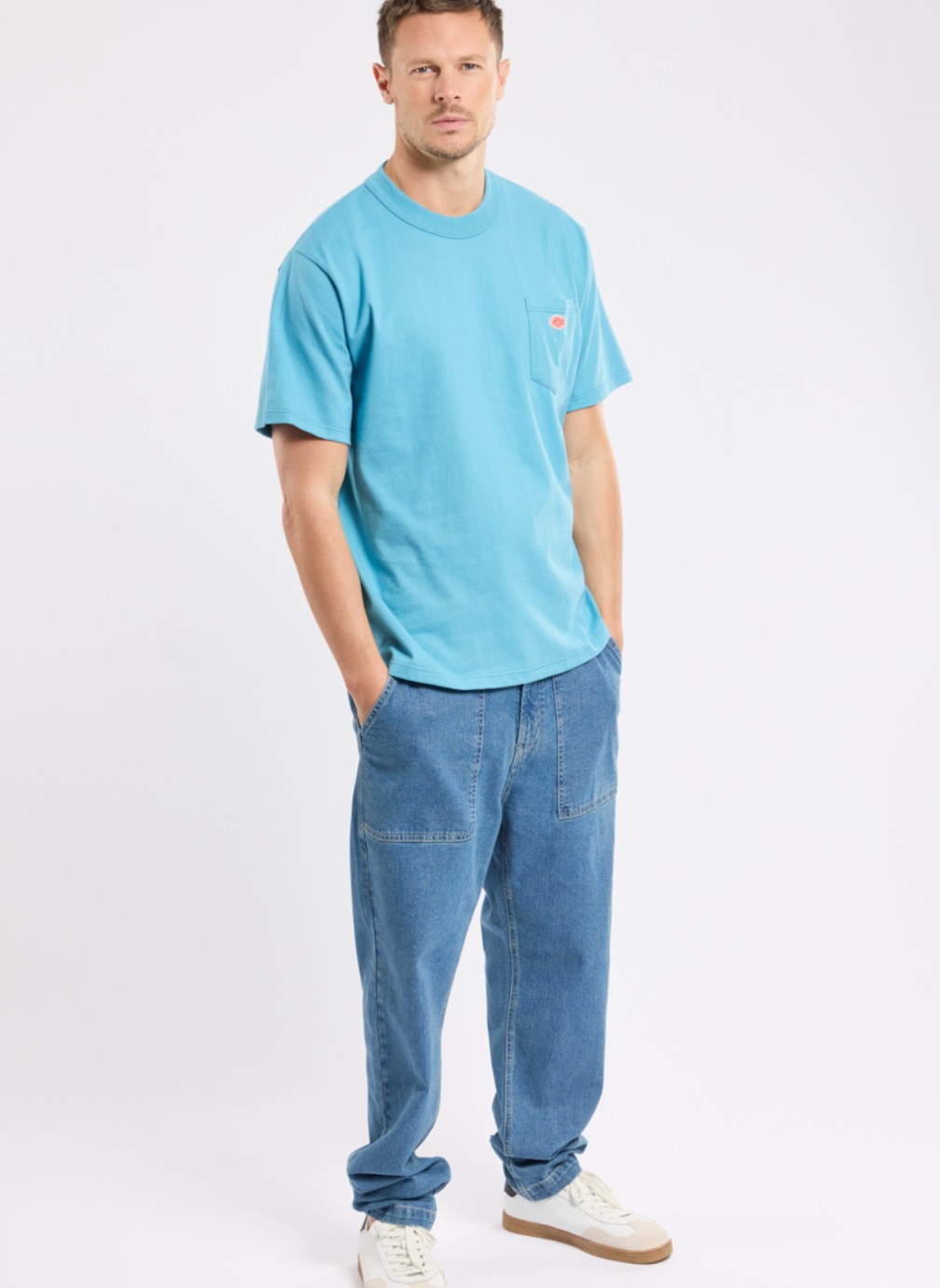 Tee-shirts T-shirt 72001 ivy homme bleu Armor Lux Tee-shirts T-shirt 72001 ivy homme bleu Bleu azur