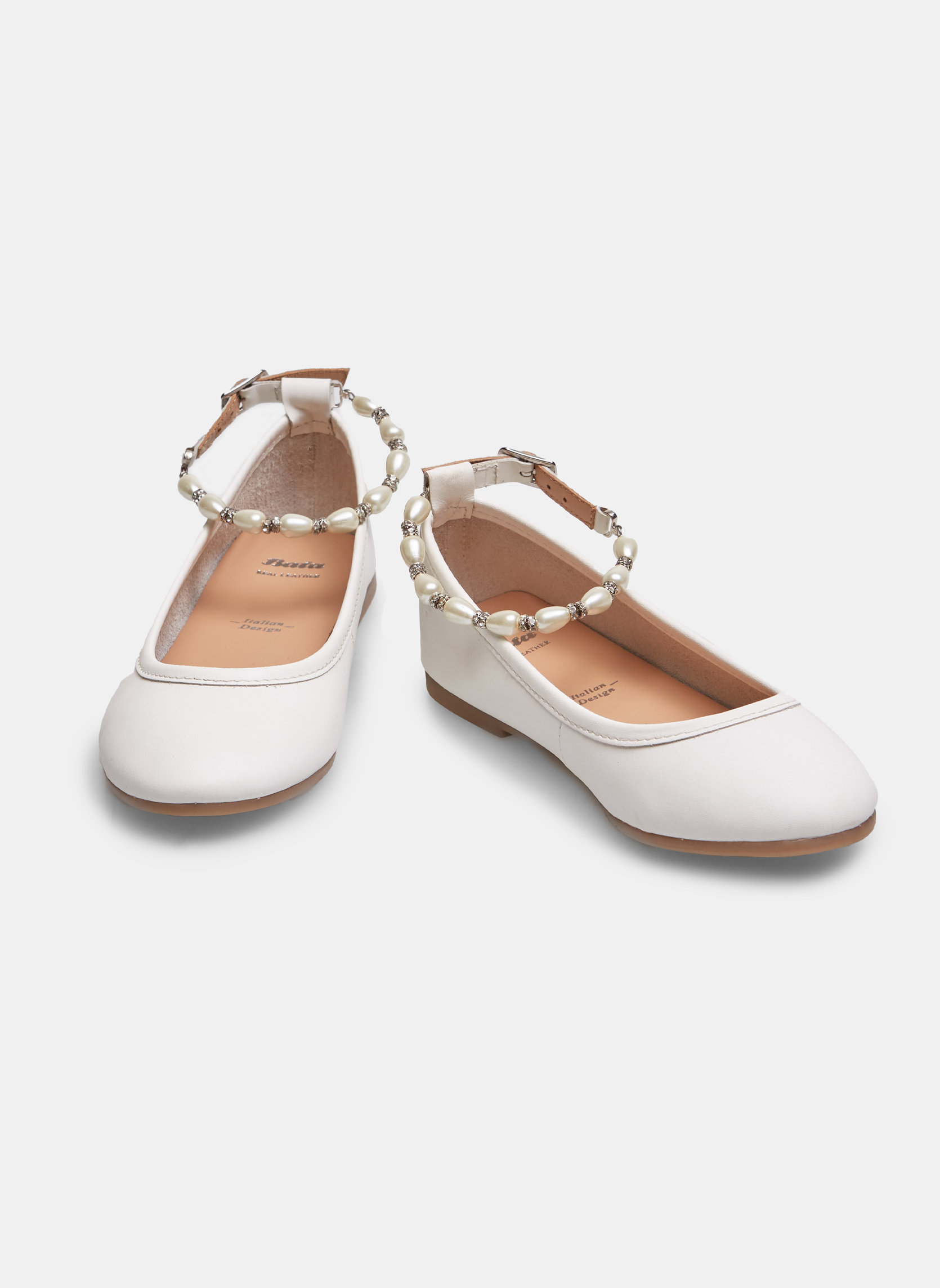 Ballerines 3241265 fille blanc Bata Ballerines 3241265 fille blanc Blanc