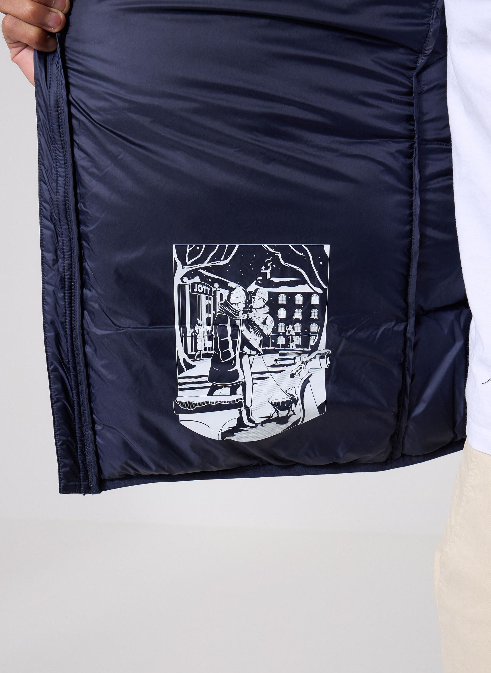 Gewatteerde jassen Java heren blauw JOTT Gewatteerde jassen Java heren blauw NAVY