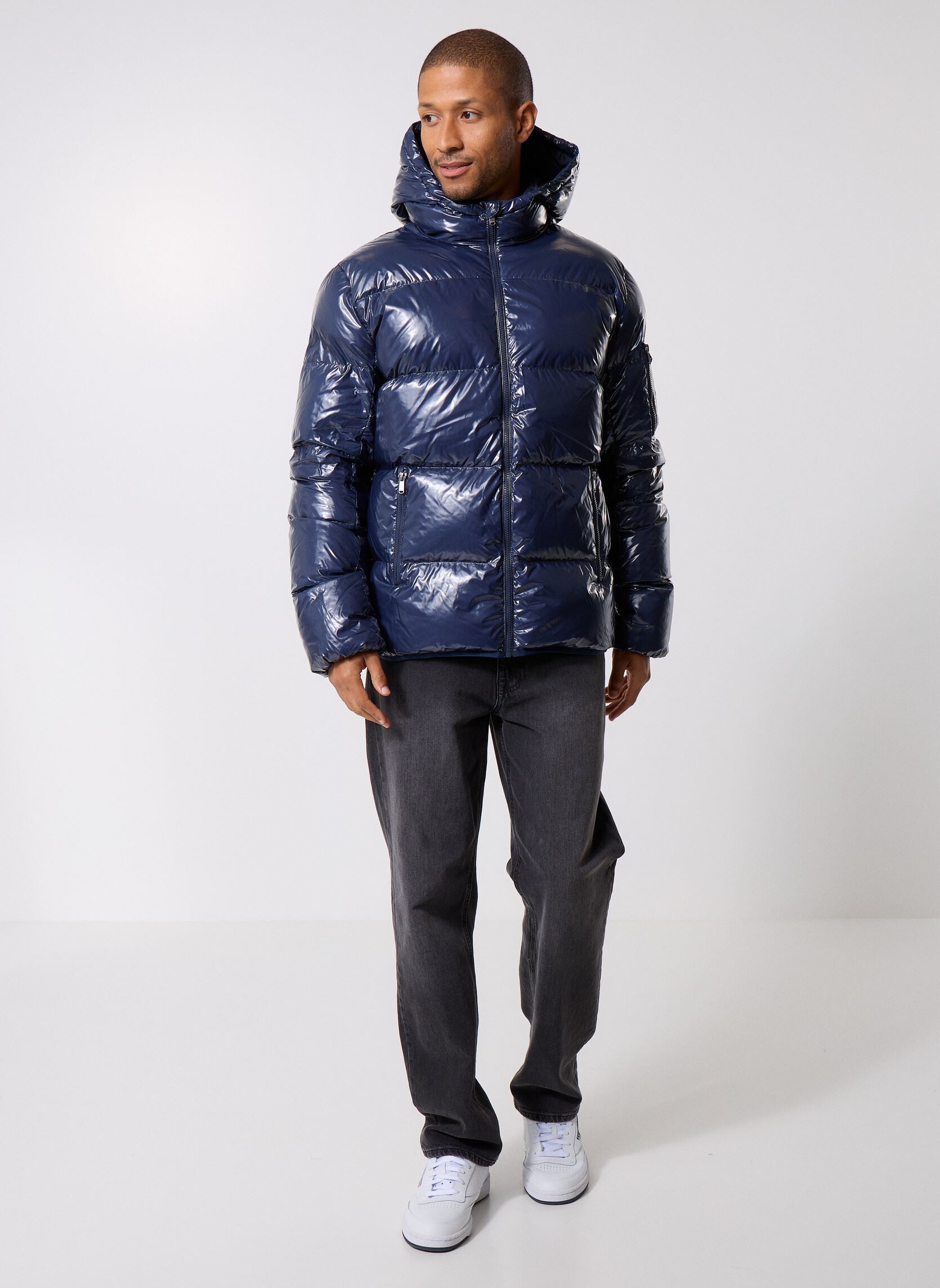 Gewatteerde jassen Java Laquee heren blauw JOTT Gewatteerde jassen Java Laquee heren blauw NAVY