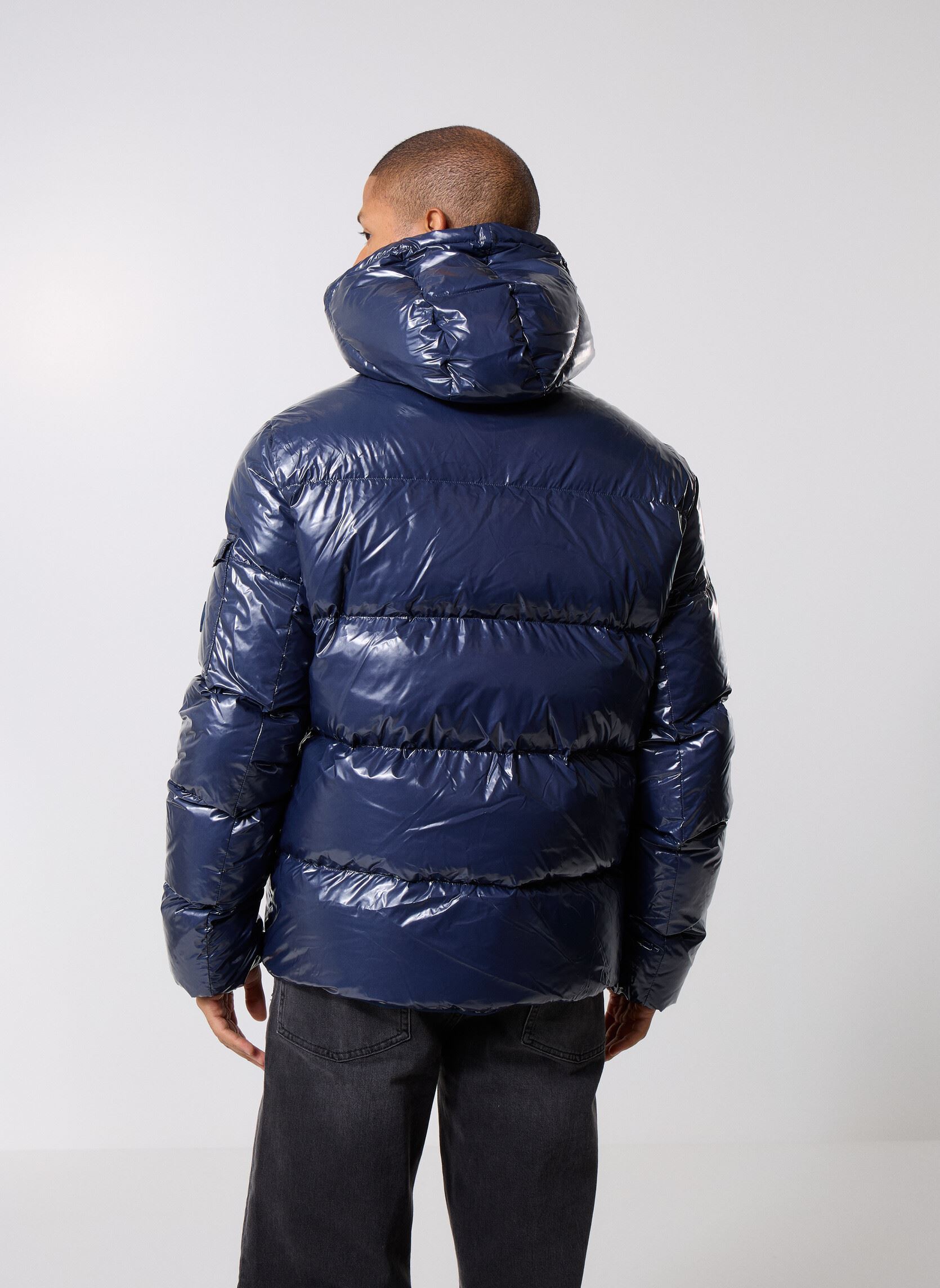 Gewatteerde jassen Java Laquee heren blauw JOTT Gewatteerde jassen Java Laquee heren blauw NAVY