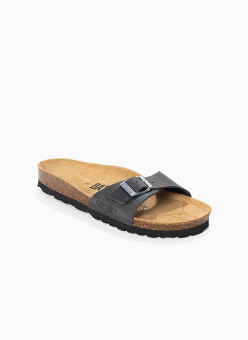Bayton Mules Sandales en cuir ZEPHYR pour femme Bleu femme gris