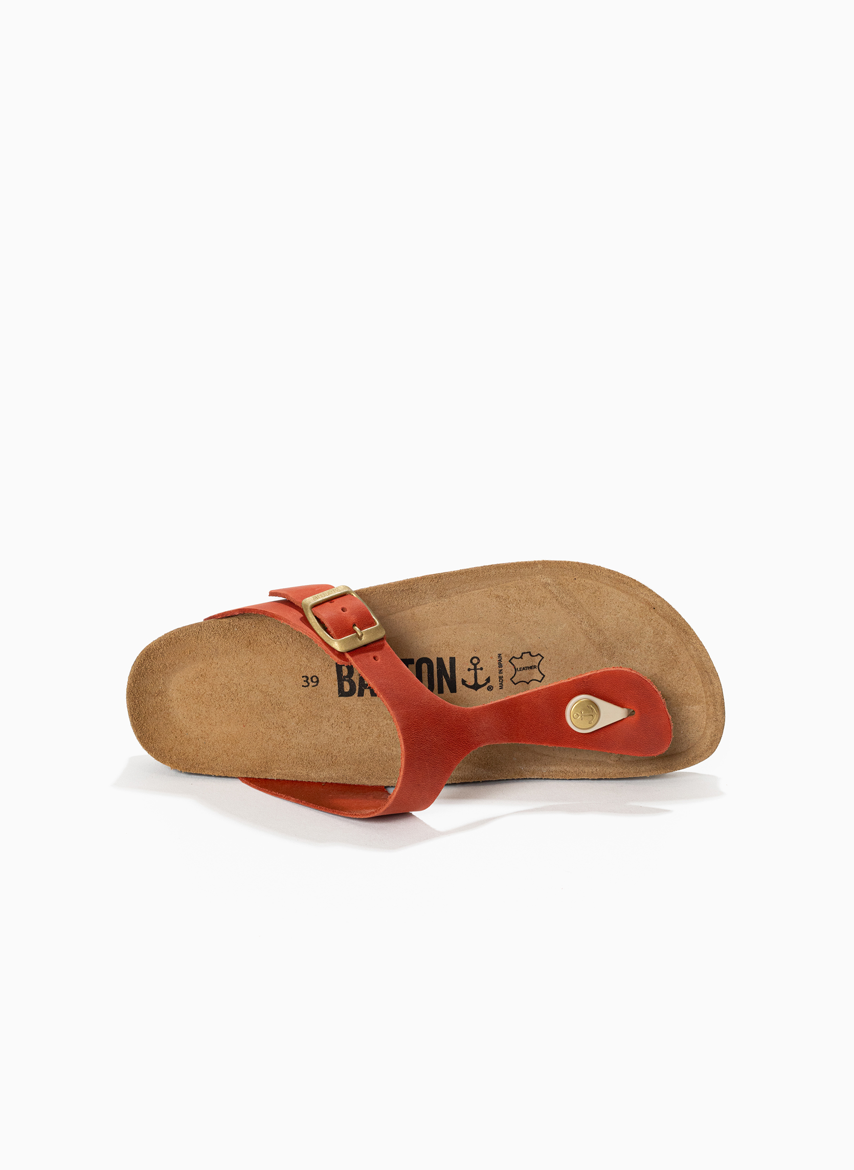 Tongs Tongs en cuir MERCURE pour femme Vert femme orange Bayton Tongs Tongs en cuir MERCURE pour femme Vert femme orange Orange