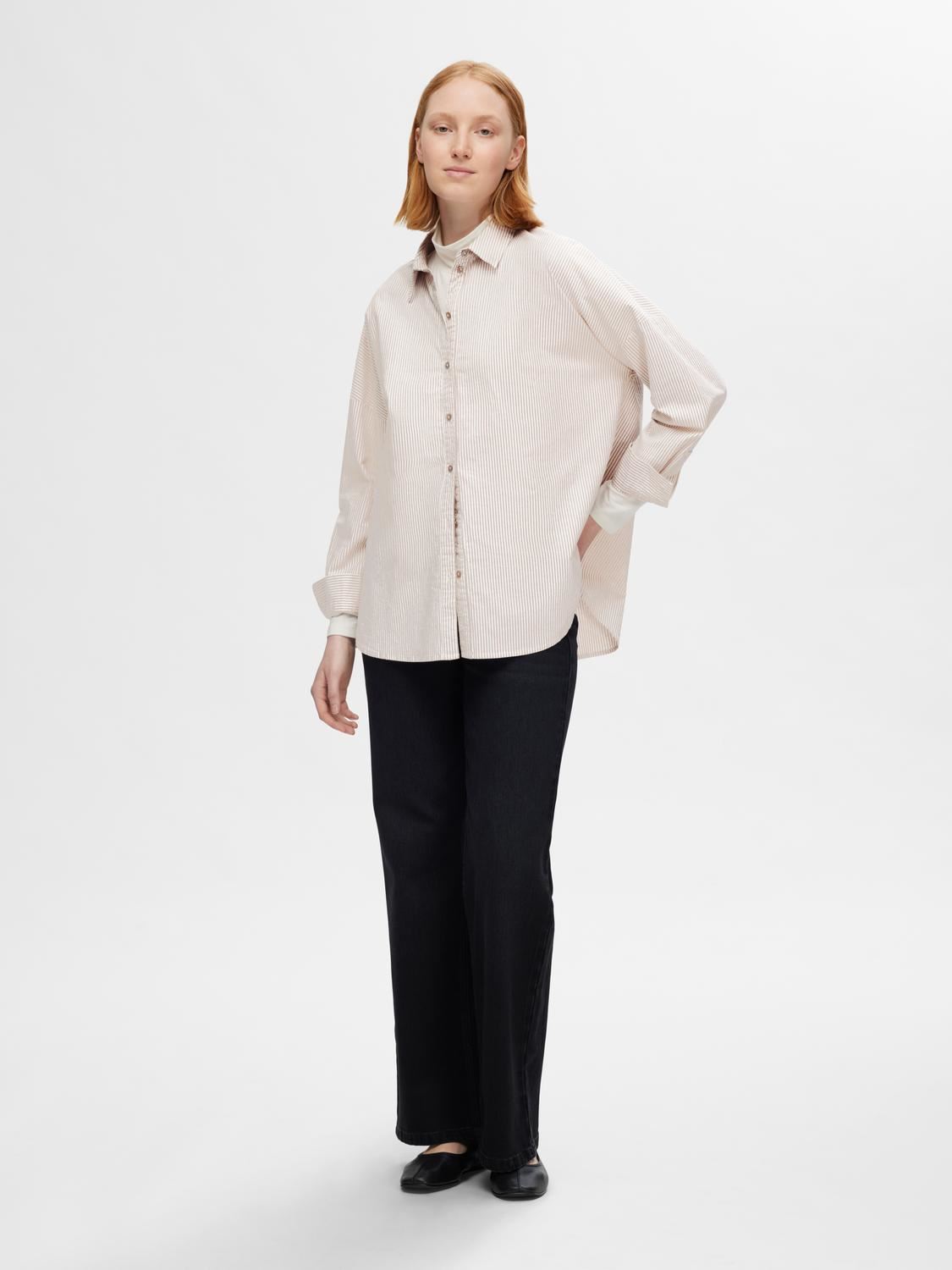 Chemises manches longues SLFNOVA LS OXFORD SHIRT NOOS femme blanc Selected Femme Chemises manches longues SLFNOVA LS OXFORD SHIRT NOOS femme blanc BRIGHT WHITE