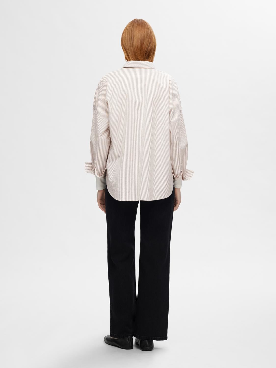 Chemises manches longues SLFNOVA LS OXFORD SHIRT NOOS femme blanc Selected Femme Chemises manches longues SLFNOVA LS OXFORD SHIRT NOOS femme blanc BRIGHT WHITE