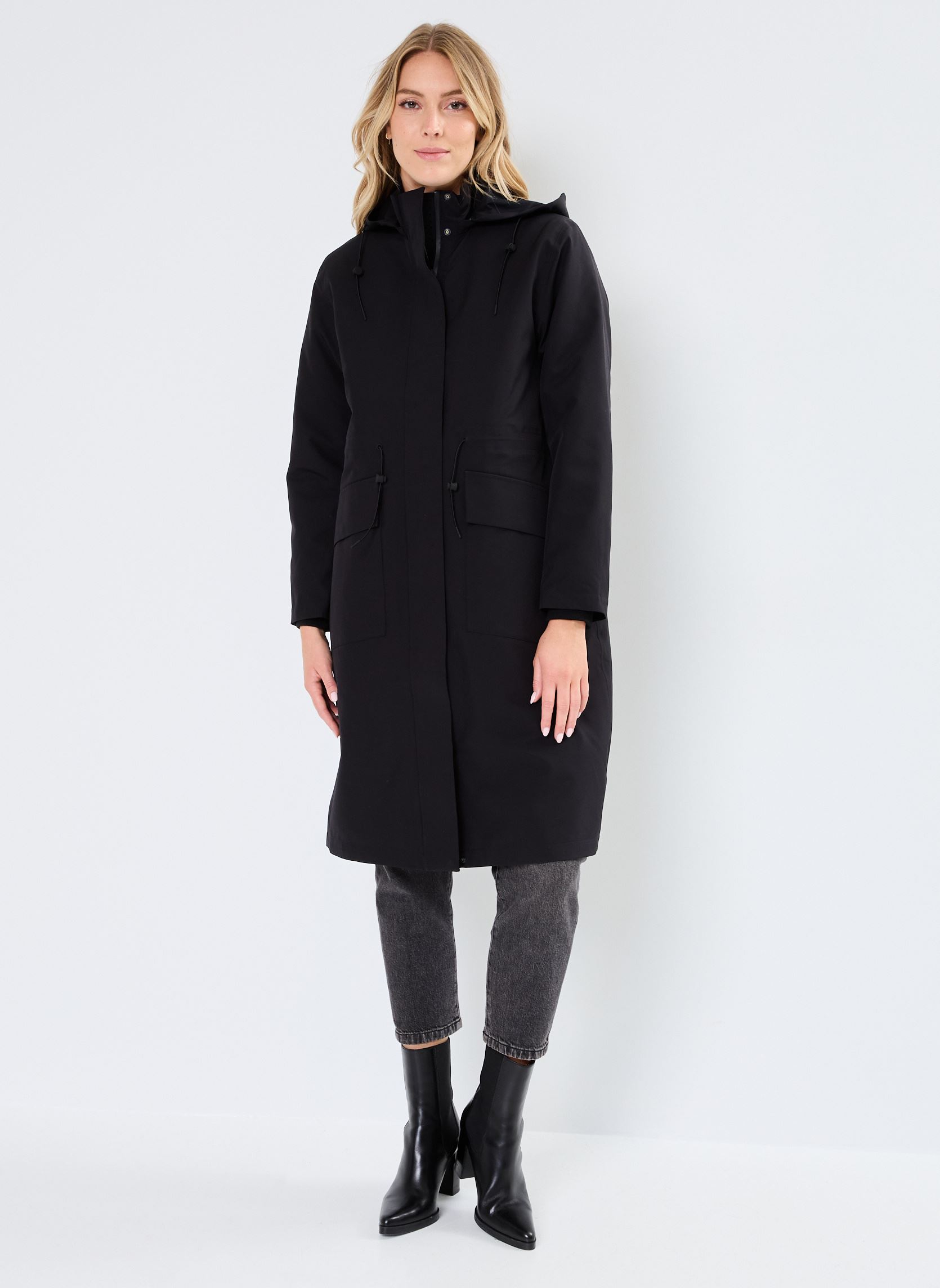 Cappotti SLFLIZZI TECHNICAL COAT donna nero Selected Femme Cappotti SLFLIZZI TECHNICAL COAT donna nero BLACK