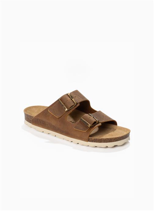 Bayton Mules en cuir ATLAS homme marron